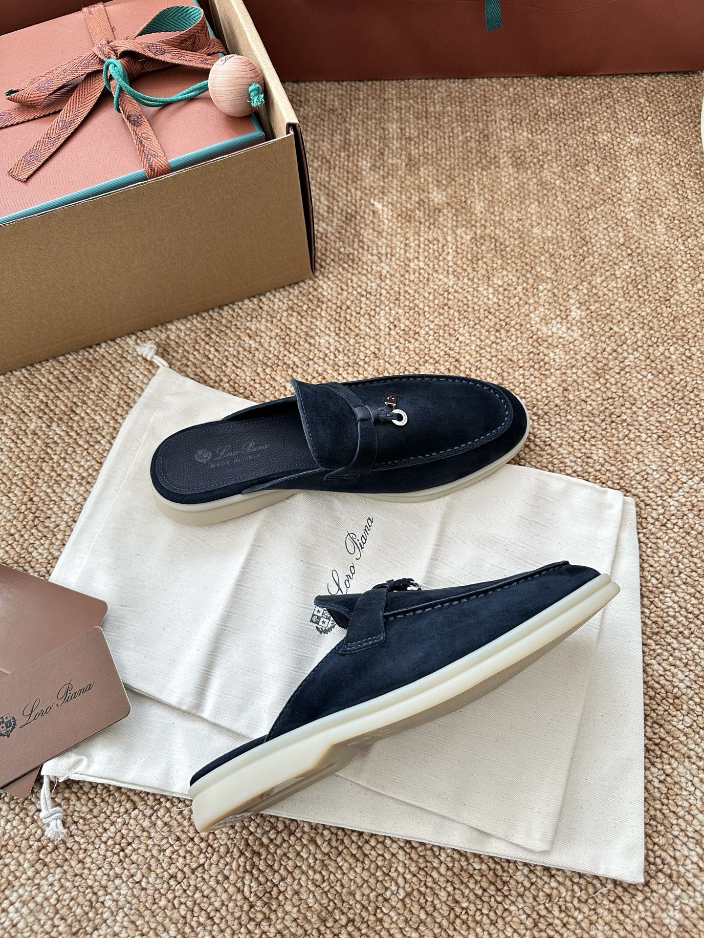 Loro piana经典Summer Charms Walk莫卡辛半拖｜原版购入代购级别男士+10 飞机