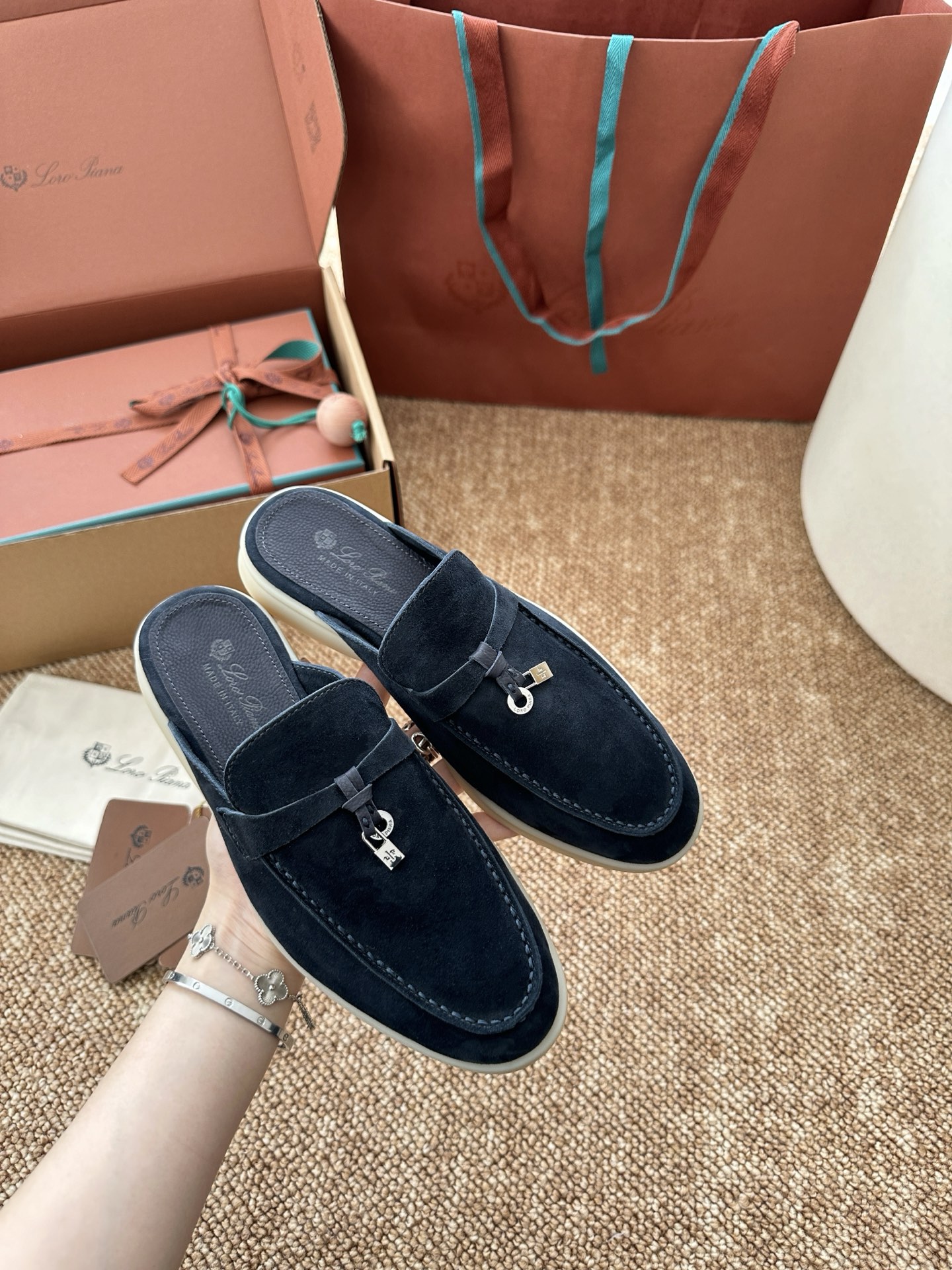 Loro piana经典Summer Charms Walk莫卡辛半拖｜原版购入代购级别男士+10 飞机