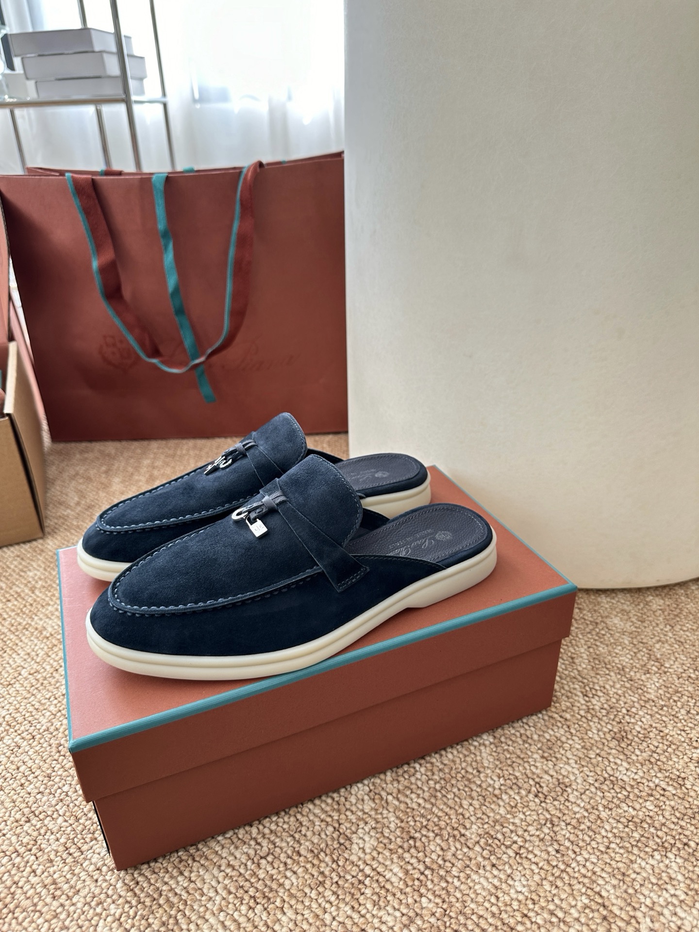 Loro piana经典Summer Charms Walk莫卡辛半拖｜原版购入代购级别男士+10 飞机