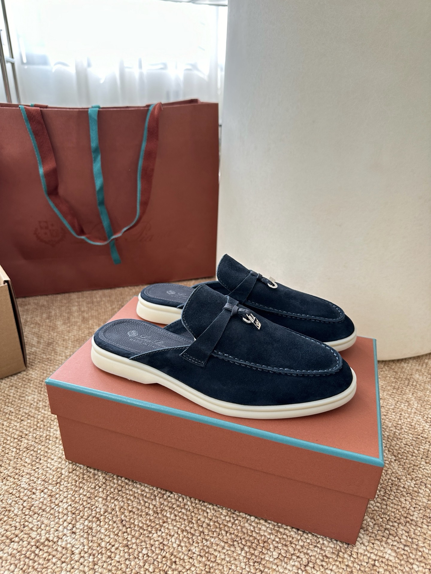 Loro piana经典Summer Charms Walk莫卡辛半拖｜原版购入代购级别男士+10 飞机