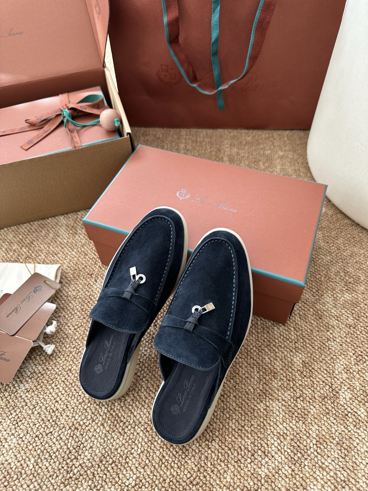 Loro piana经典Summer Charms Walk莫卡辛半拖｜原版购入代购级别男士+10 飞机