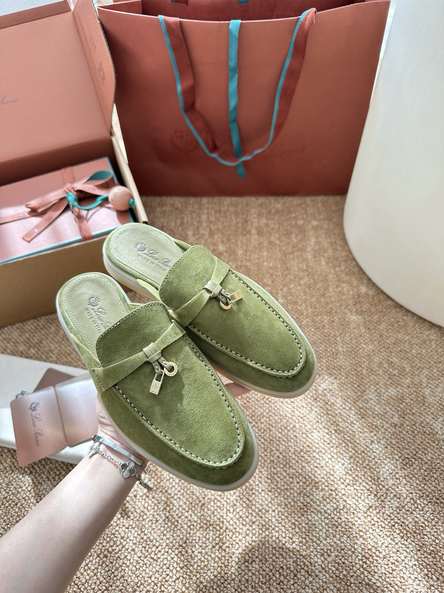 Loro piana经典Summer Charms Walk莫卡辛半拖｜原版购入代购级别男士+10 飞机