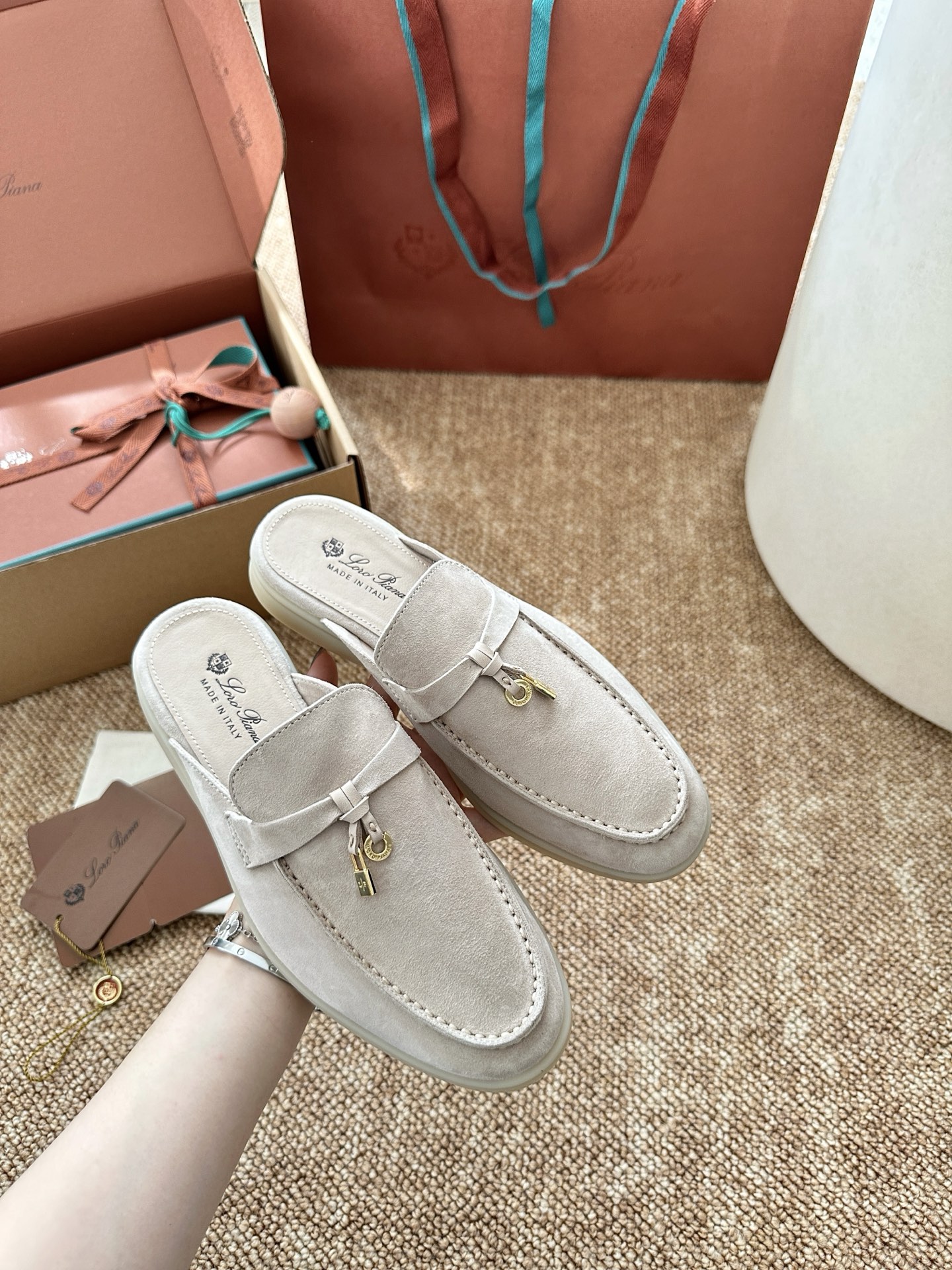 Loro piana经典Summer Charms Walk莫卡辛半拖｜原版购入代购级别男士+10 飞机