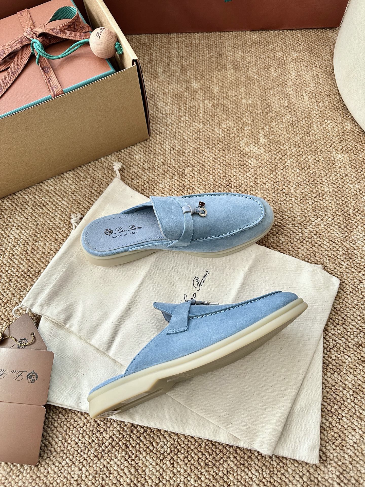 Loro piana经典Summer Charms Walk莫卡辛半拖｜原版购入代购级别男士+10 飞机