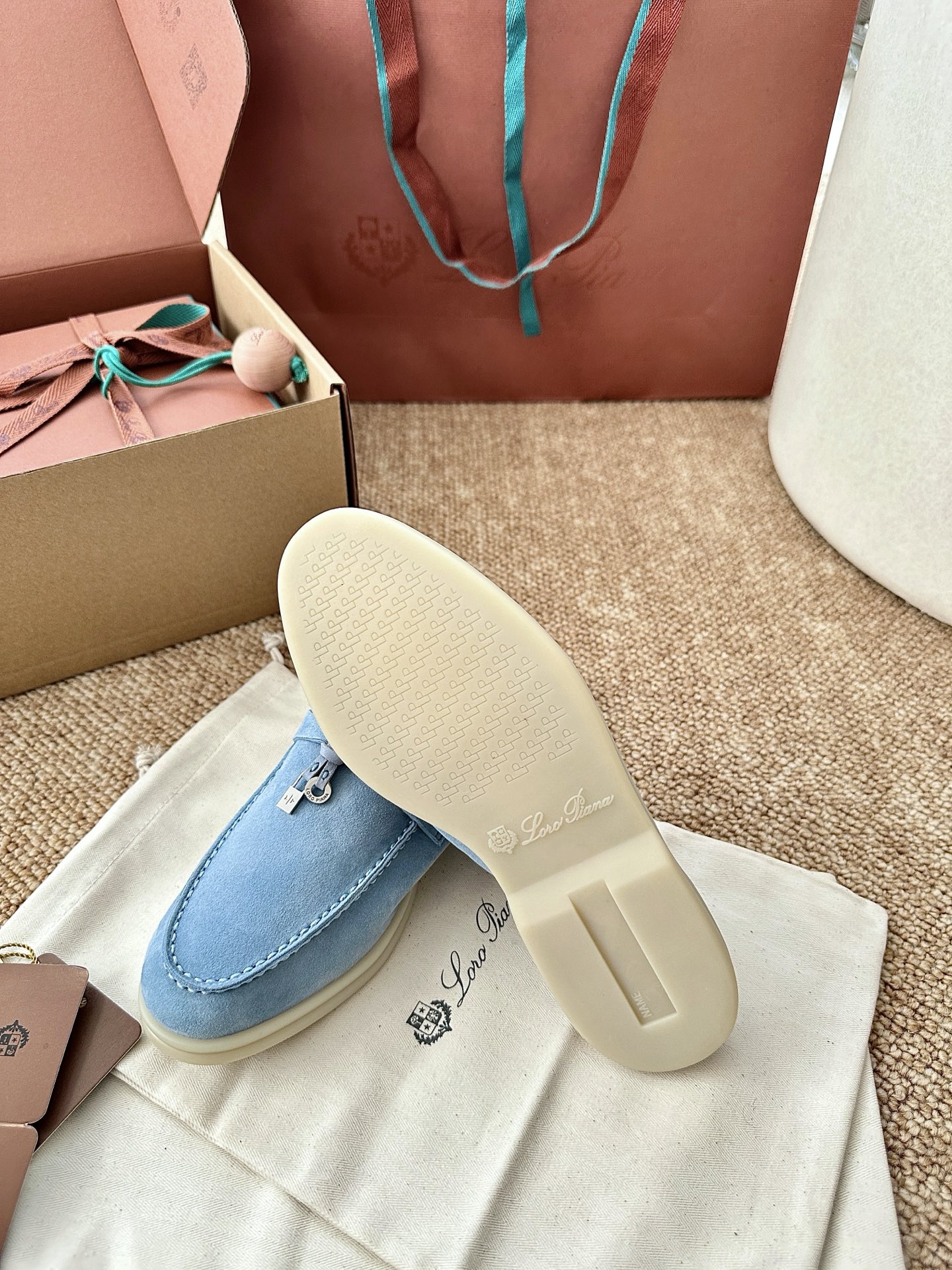 Loro piana经典Summer Charms Walk莫卡辛半拖｜原版购入代购级别男士+10 飞机