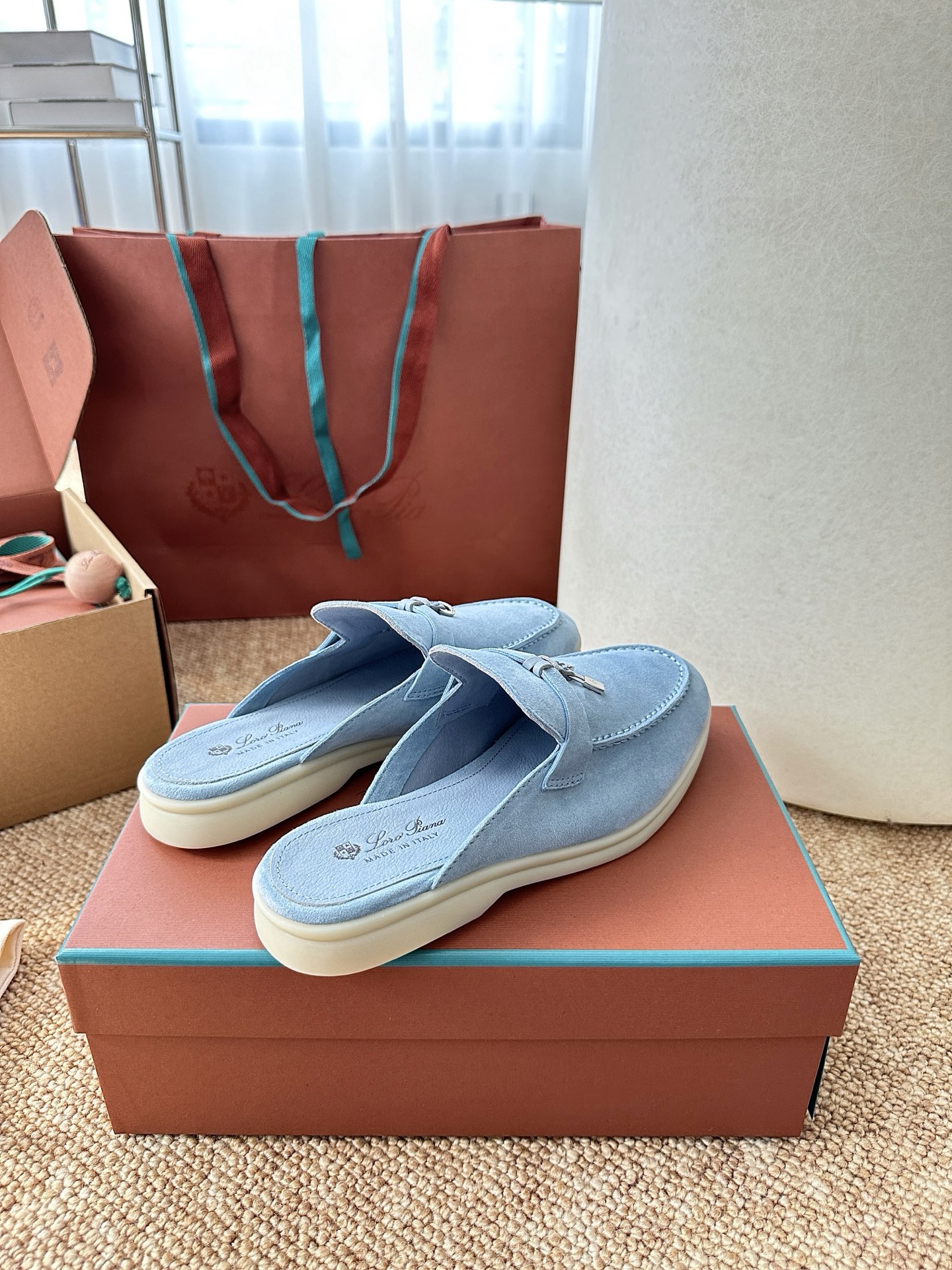 Loro piana经典Summer Charms Walk莫卡辛半拖｜原版购入代购级别男士+10 飞机