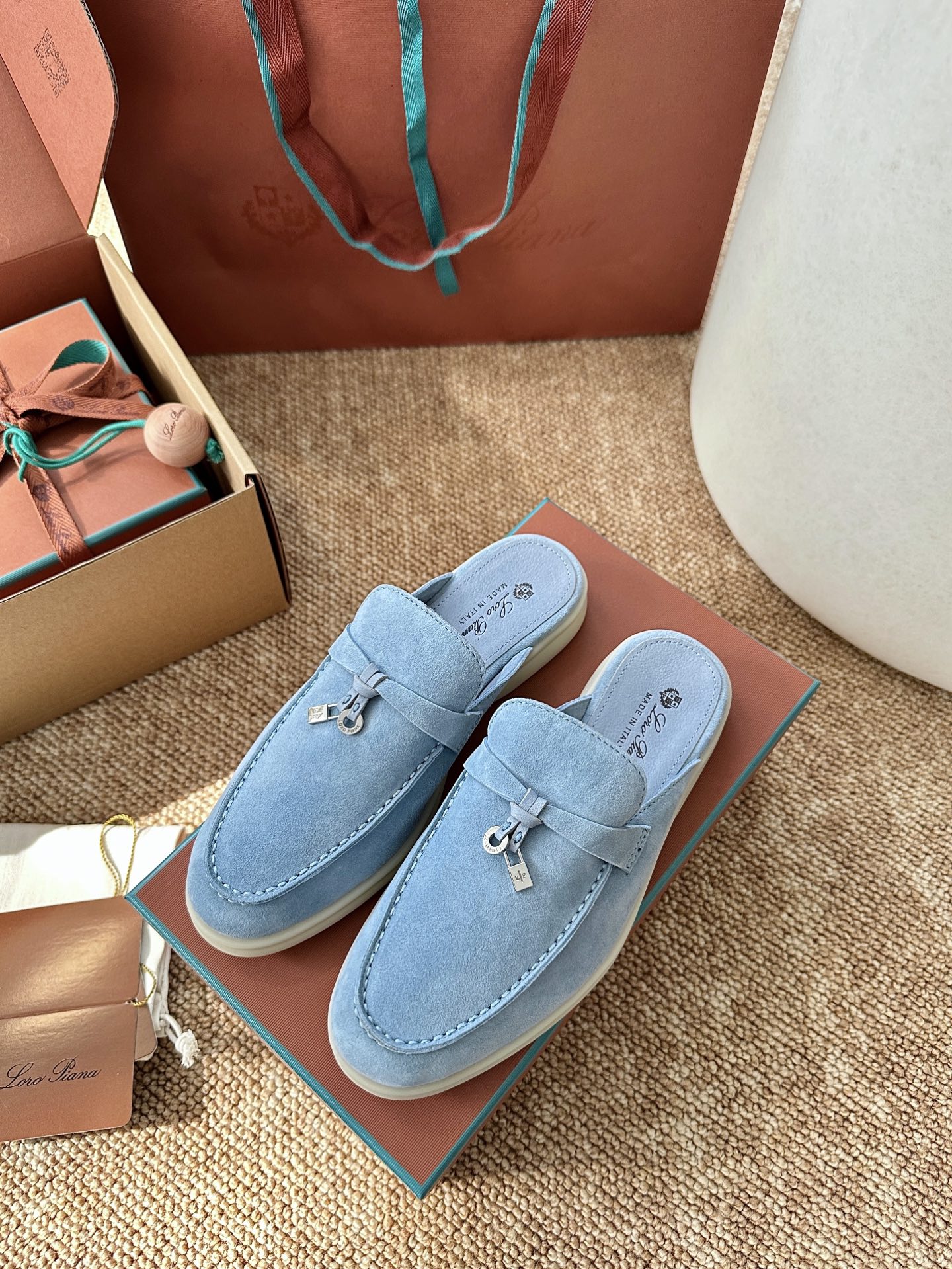 Loro piana经典Summer Charms Walk莫卡辛半拖｜原版购入代购级别男士+10 飞机