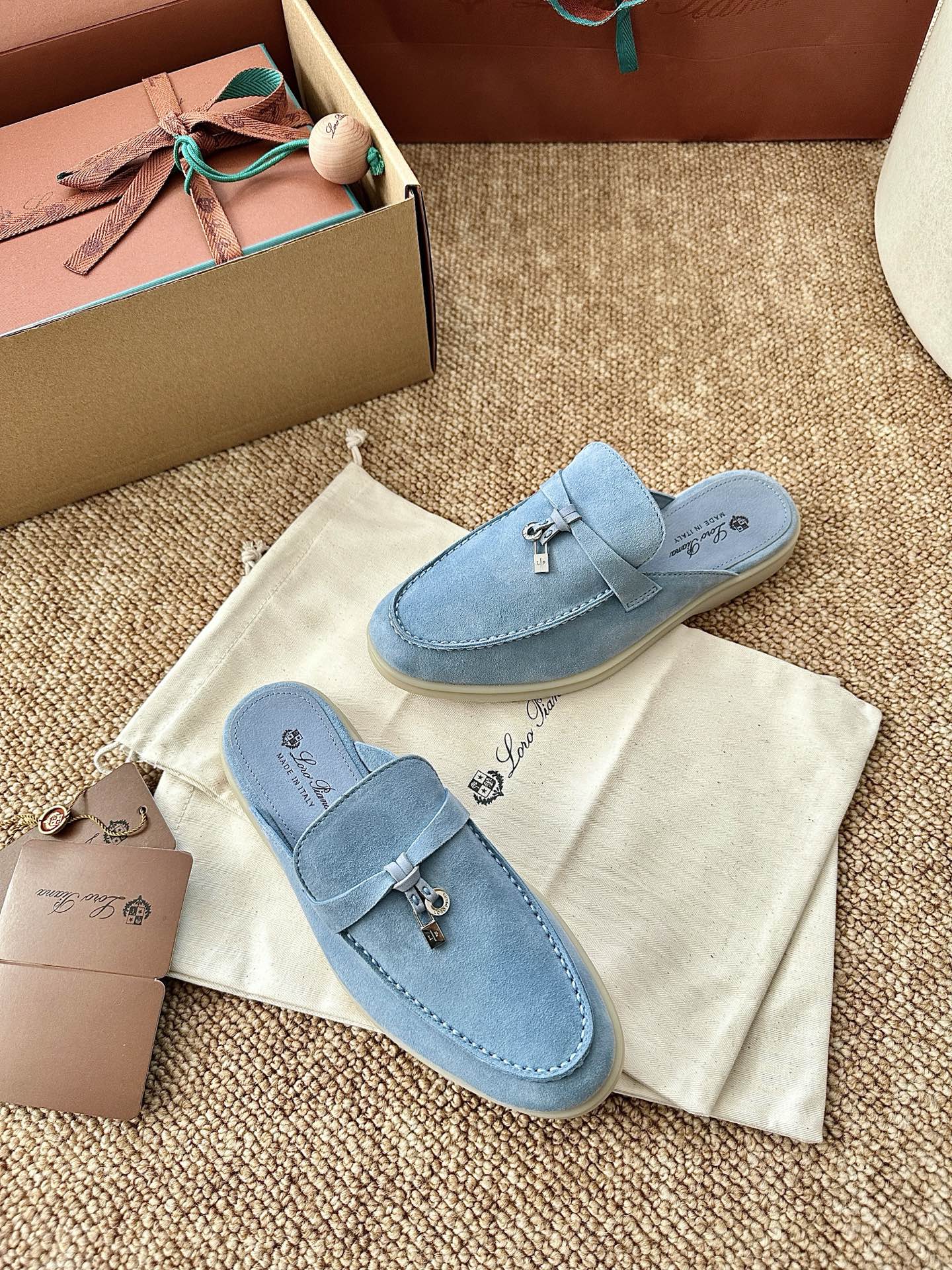 Loro piana经典Summer Charms Walk莫卡辛半拖｜原版购入代购级别男士+10 飞机