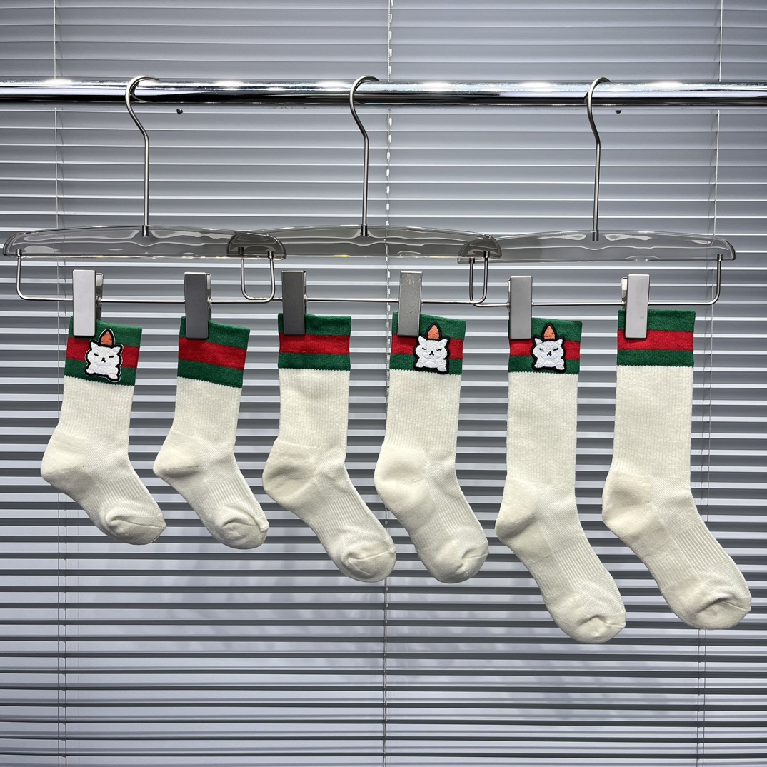 Calcetines G de alta calidad, envío a partir de 3 pares, réplica 1:1, calcetines con suela de toalla 🧦 Tallas: SML