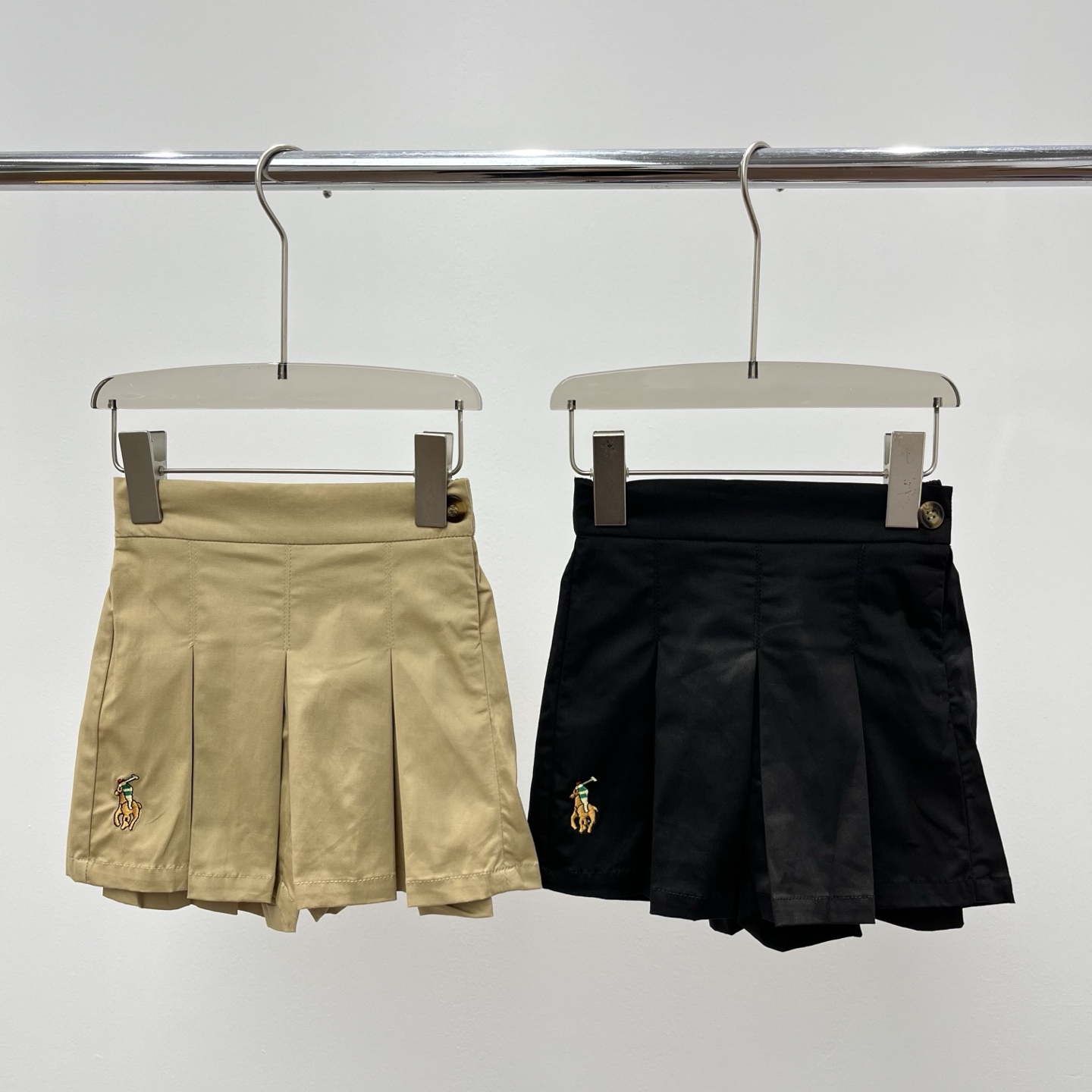 Pantalones cortos, nuevos, pantalones cortos con decoración de falda falsa, tallas 100-150