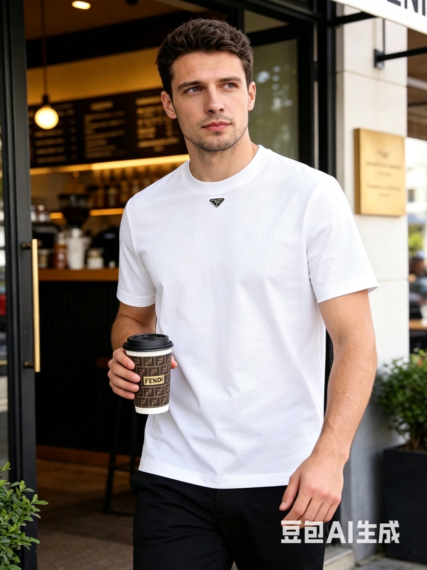 NO:830981,Prada. 2026 spring and summer new fashion round neck short-sleeved advanced customization versatile style!  It is more practical and can be easily controlled by anyone. It is made of 95 cotton + 5 Tencel fabrics. It feels very nice, does not cause pilling, and does not deform. It has a luxurious classic logo design. It is a must buy for those who know the quality and know the quality!  The cut is a loose fit, suitable for both men and women!  It shows your aura and highlights your sophistication. This is unique. The upper body effect is very good. Sizes S-XXL are for reference (model tries on, height 173cm, weight 140kg, wearing size M) and so on, the maximum can be worn is 200kg, a bonus for fat brothers!  Can accept wholesale, prada, T-shirt,19860909普拉达.2026春夏新品时尚圆领短袖高级定制百搭款式！更有实用感 任何人都可以轻松驾驭 采用95棉+5天丝 面料制作,手感非常奈斯,不起球,不变形,奢华经典logo设计,非常显档次懂货的必须入！版型剪裁属于宽松版型,男女都可驾驭！显气场,又会凸显精致,这就是独到之处,上身效果非常赞.尺码S-XXL 参考（ 模特试穿 身高173cm体重140斤穿M码）以此类推,最大可穿200斤,胖哥哥福利！可接批发,,prada,T-shirt,,Men's clothing