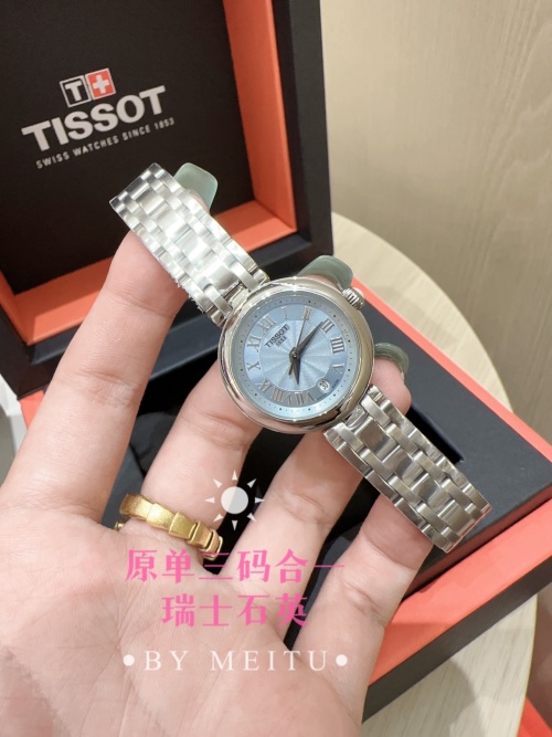Tissot Women's Bella Ora Stainless Steel Quartz Watch, Blue Dial, Silver Band 1 Tissot Women's Bella Ora Stainless Steel Quartz Watch, Blue Dial, Silver Band