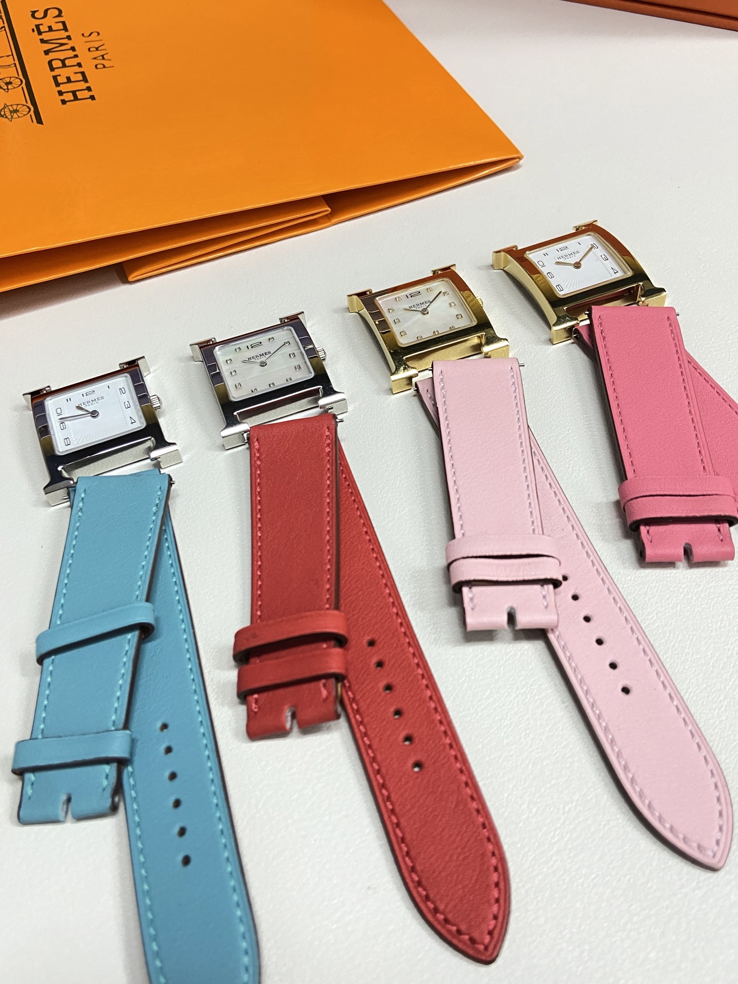 Hermès Heure H Watch: Stainless Steel Case, Alligator Leather Band, Quartz Movement 4 i1745561970665 8837 0 2