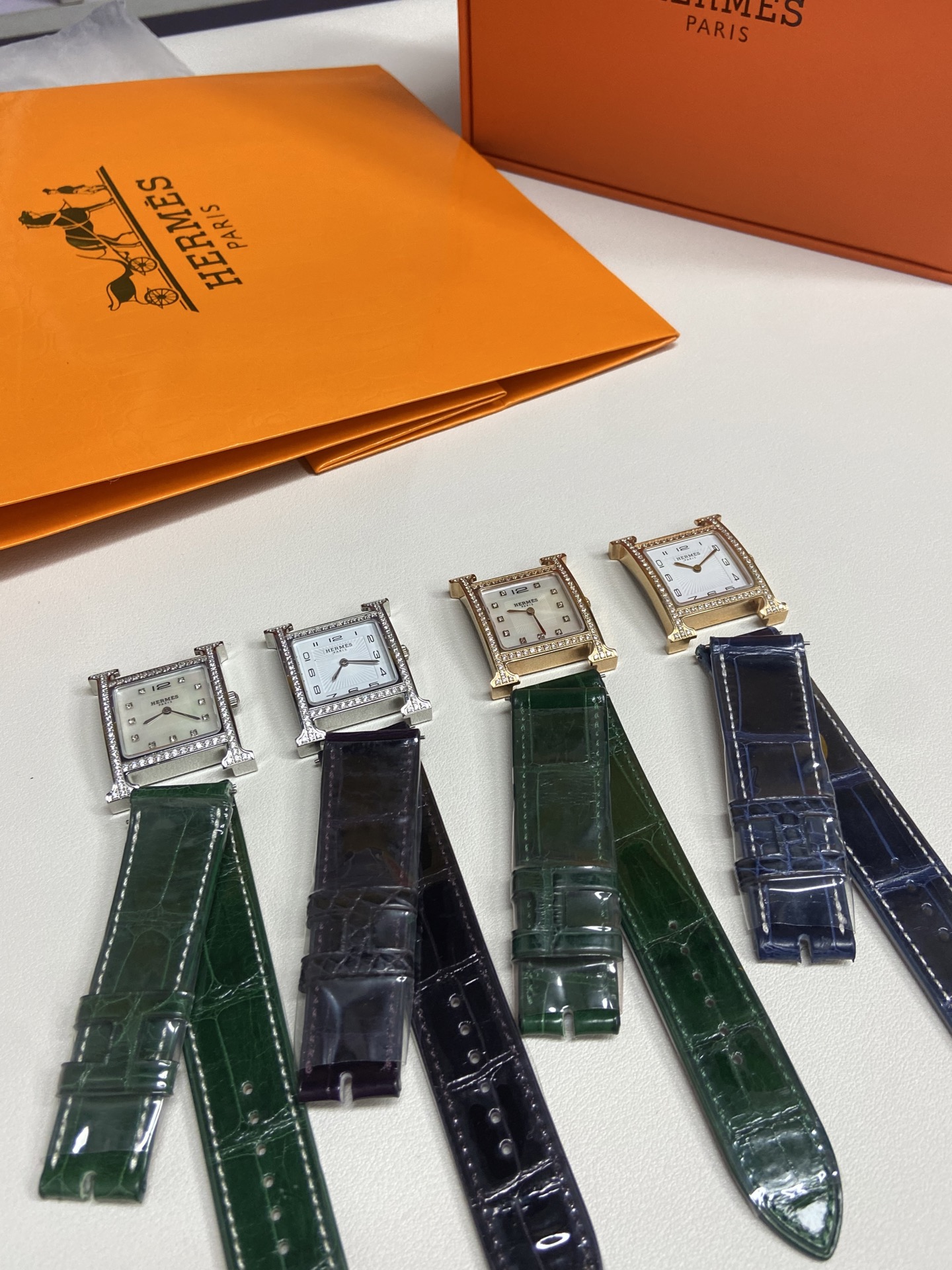 Hermes Heure H Series Women's Watch, Stainless Steel, Crocodile Leather Strap 7 i1745561991887 936 0 2