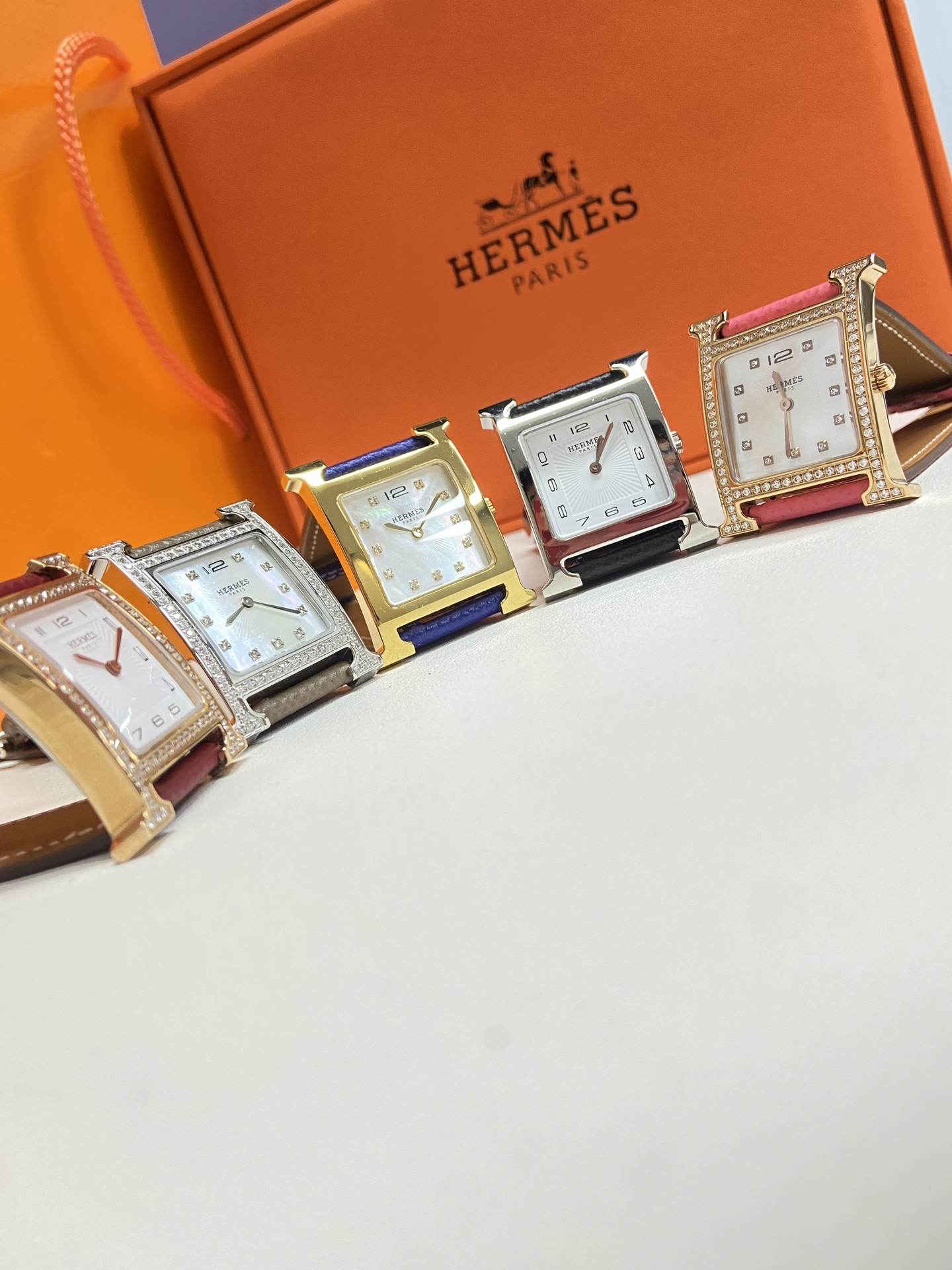 Hermes Heure H Series Women's Watch, Stainless Steel, Crocodile Leather Strap 10 i1745561993056 4534 0 6
