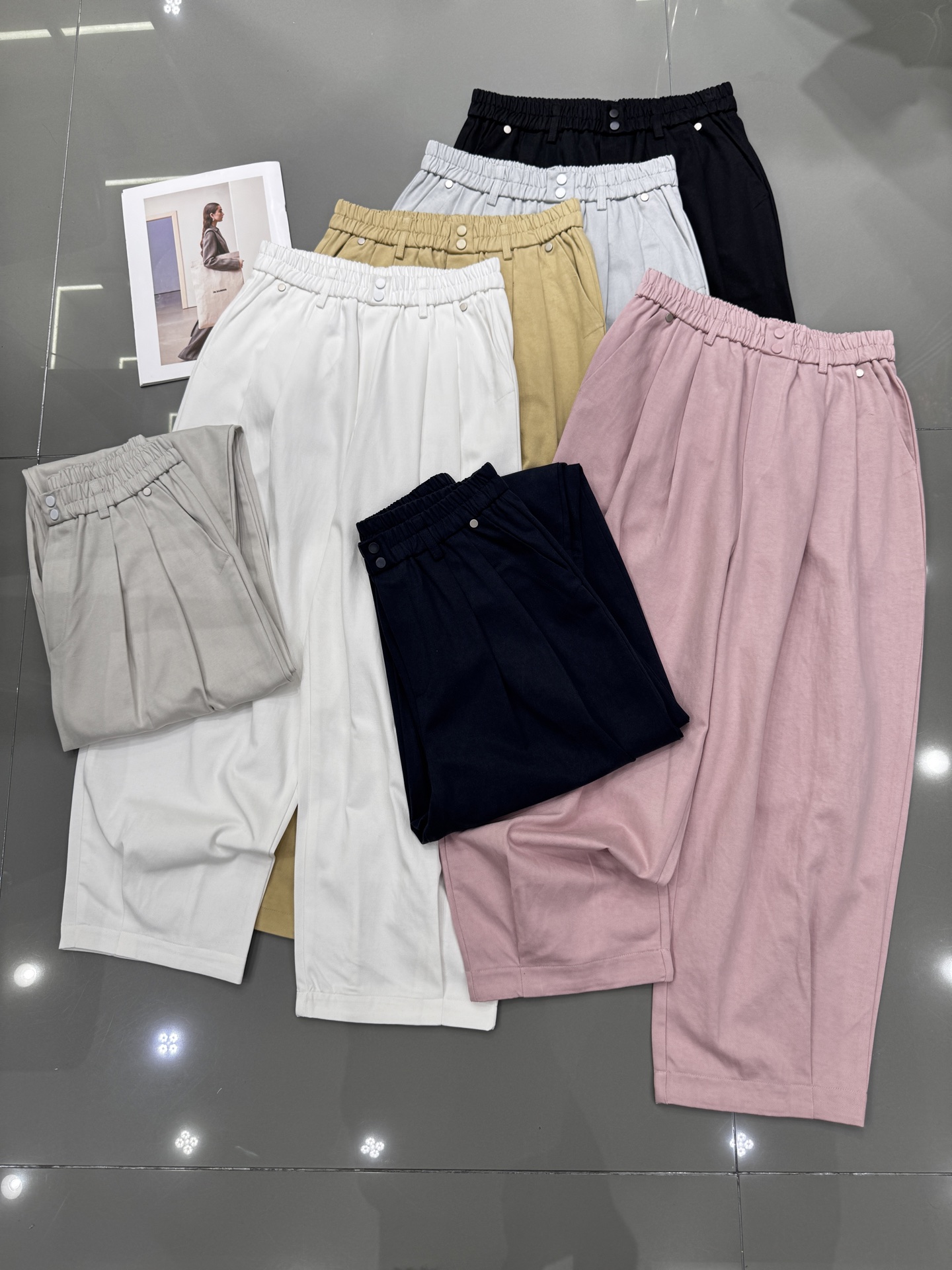 NO:314242,Acne studios new waist elastic trousers, buttoned small design, simple and atmospheric, loose style, fashionable and versatile, seven-color sml,,acne studios,dior,alexander wang19860909Acne studios 新款腰头弹性小脚裤 扣子小设计 简约大气 宽松版型 时尚百搭 七色 sml,,acne studios,dior,alexander wang,Women's clothing