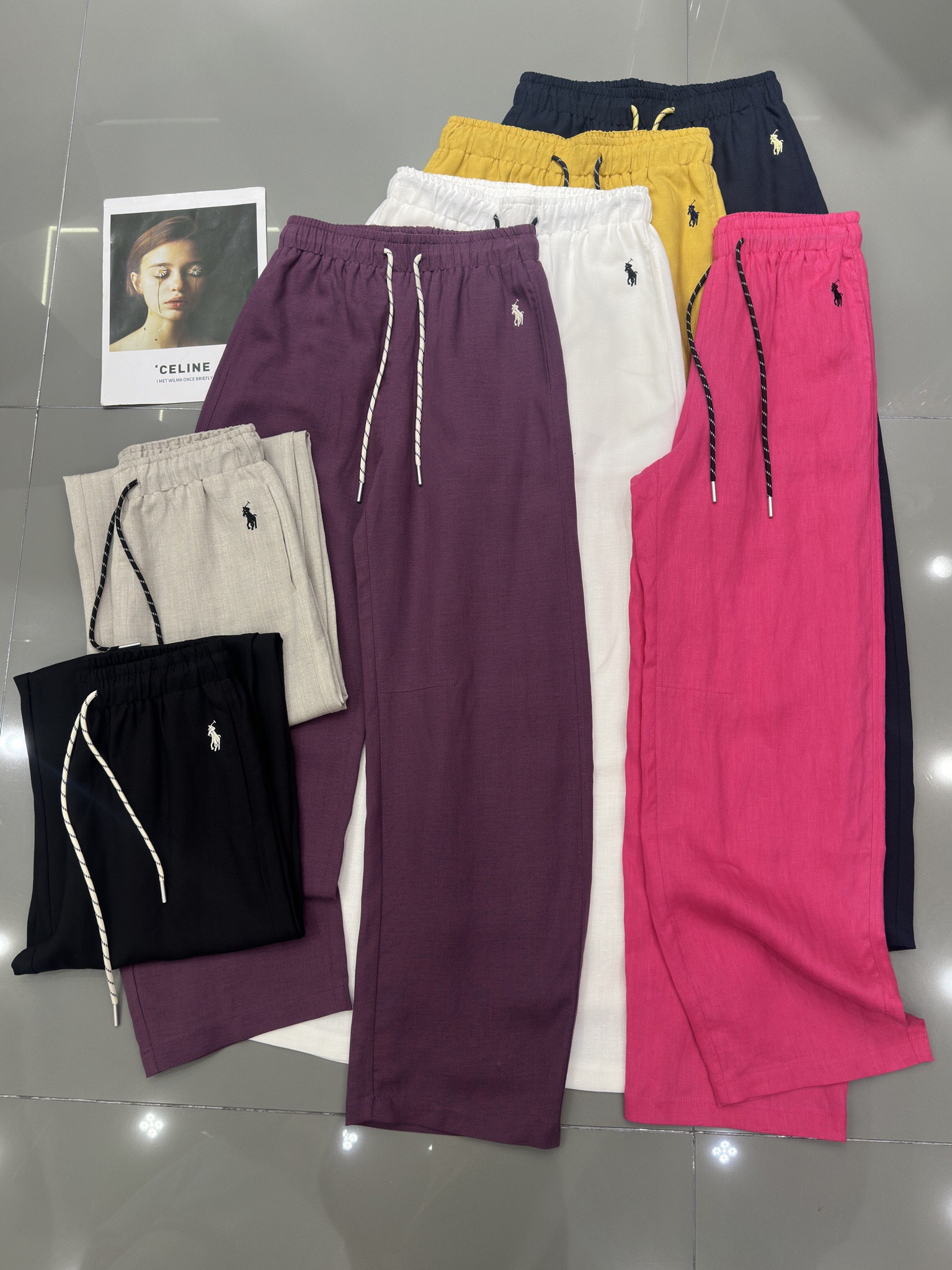 NO:331216,Polo Laurent, popular summer embroidery logo logo, hemp scimitar pants contrasting color strap design, linen texture, high cost performance, super good color, excellent style, great slimness, extremely strong inclusive, essential items, seven-color smlxl,,alexander wang19860909Polo 拉夫劳伦 爆款夏季延续左刺绣logo标麻料弯刀裤撞色绑带设计 亚麻料质感超级好 性价比高 颜色超好看 版型绝了 巨巨显瘦 包容性极强 必备单品 七色 smlxl,,alexander wang,Women's clothing