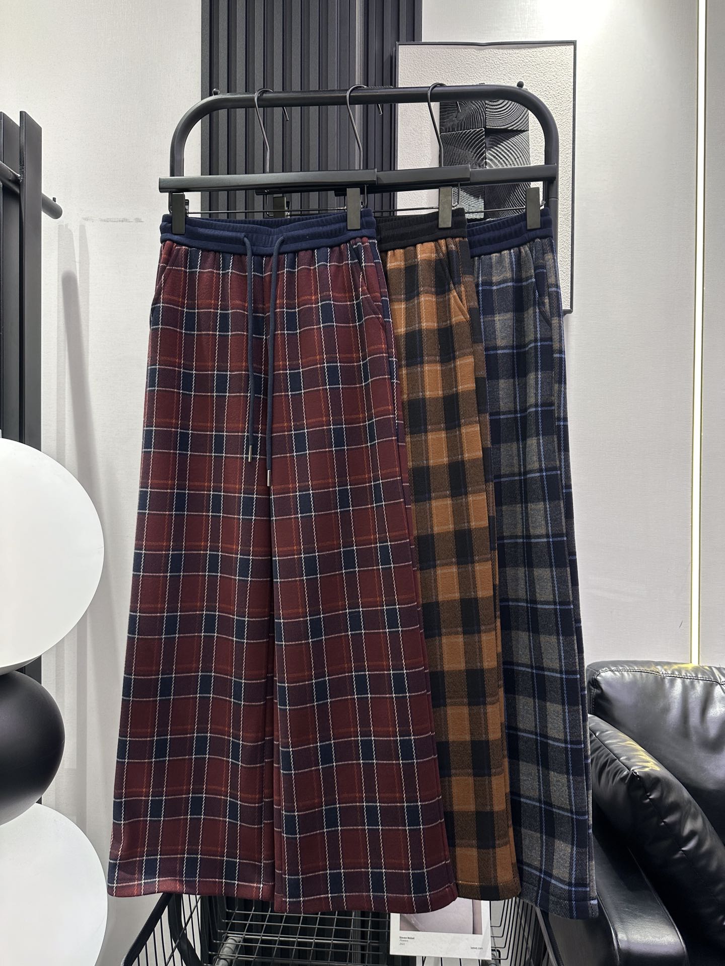 NO:627547,Acne studios - popular velvet composite wool plaid wide-leg pants, classic plaid, versatile color matching, fashionable, full of high-end feel, correct fit, very slimming, three colors smlxl,,acne studios,dior,alexander wang19860909Acne studios -爆款加绒复合羊毛格子阔腿裤经典格子 配色百搭洋气 高级感十足 版型正 很显瘦 三色 smlxl,,acne studios,dior,alexander wang,Women's clothing