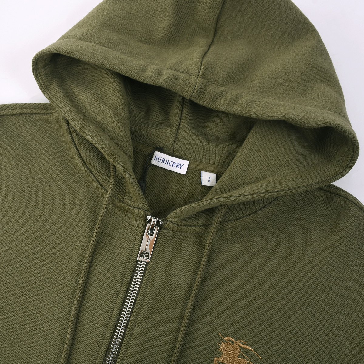 Burberry*巴宝莉刺绣麦稻战马连帽拉链卫衣开衫绿色-Chinese UA Cheap High Quatity Brand Clothes Bags handbags Sneakers wholesale wholesaler seller from China Factory suppliers Fashion Clothing Shoes best Quality Beautiful Price Burberry*巴宝莉刺绣麦稻战马连帽拉链卫衣开衫绿色