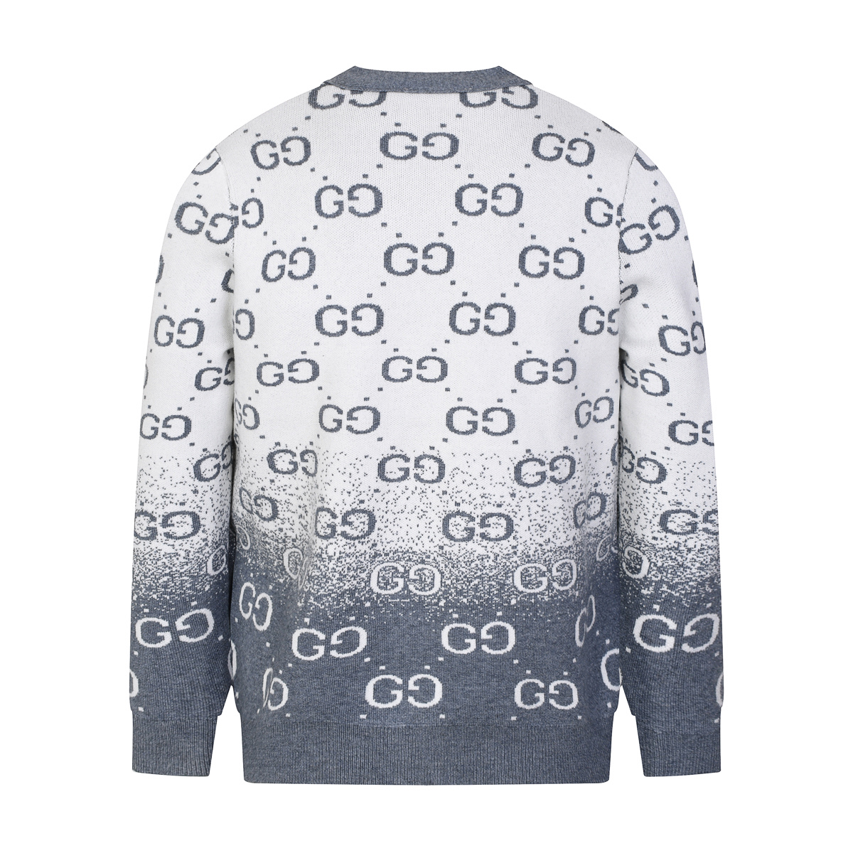 GUCCI 古驰 双G渐变提花针织毛衣开衫-High Quatity Cheap Brand wholesale wholesaler seller Clothes Bags handbags Sneakers Top Fashion Clothing Shoes from China Factory Chinese suppliers best Quality Beautiful Price GUCCI 古驰 双G渐变提花针织毛衣开衫