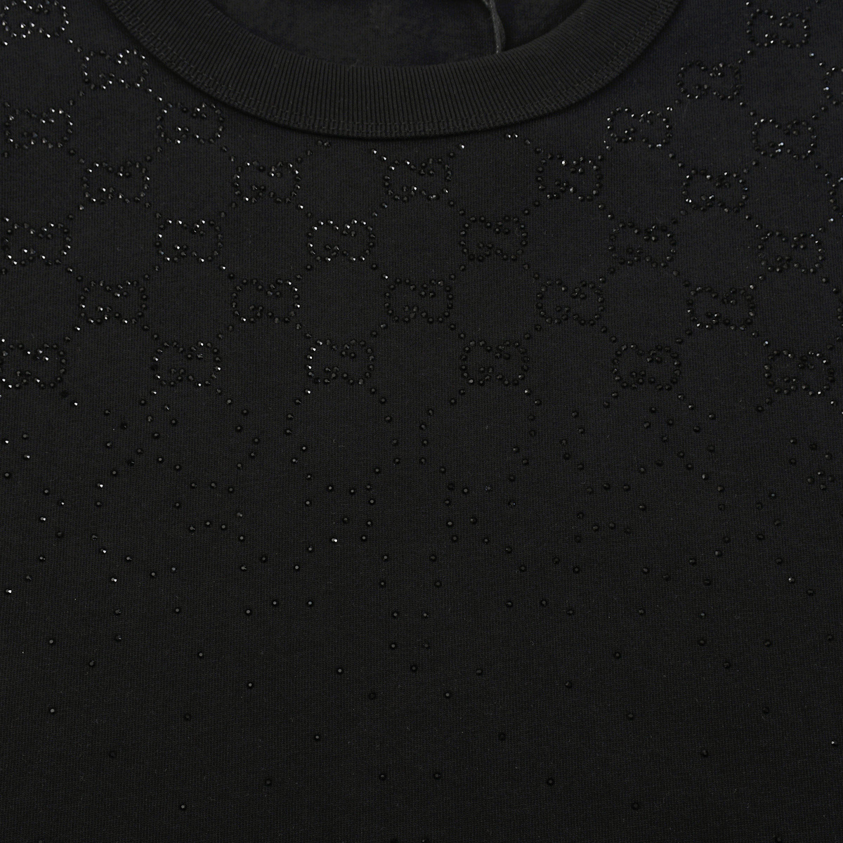 Gucci/古驰 26ss 满天星烫钻短袖 这款黑色短袖T恤-Top High Quatity Cheap Sneakers Fashion Clothing Clothes Bags handbags Shoes of all Brand wholesale With The best Quality And Beautiful Price from China Factory Chinese suppliers wholesaler seller Gucci/古驰 26ss 满天星烫钻短袖 这款黑色短袖T恤