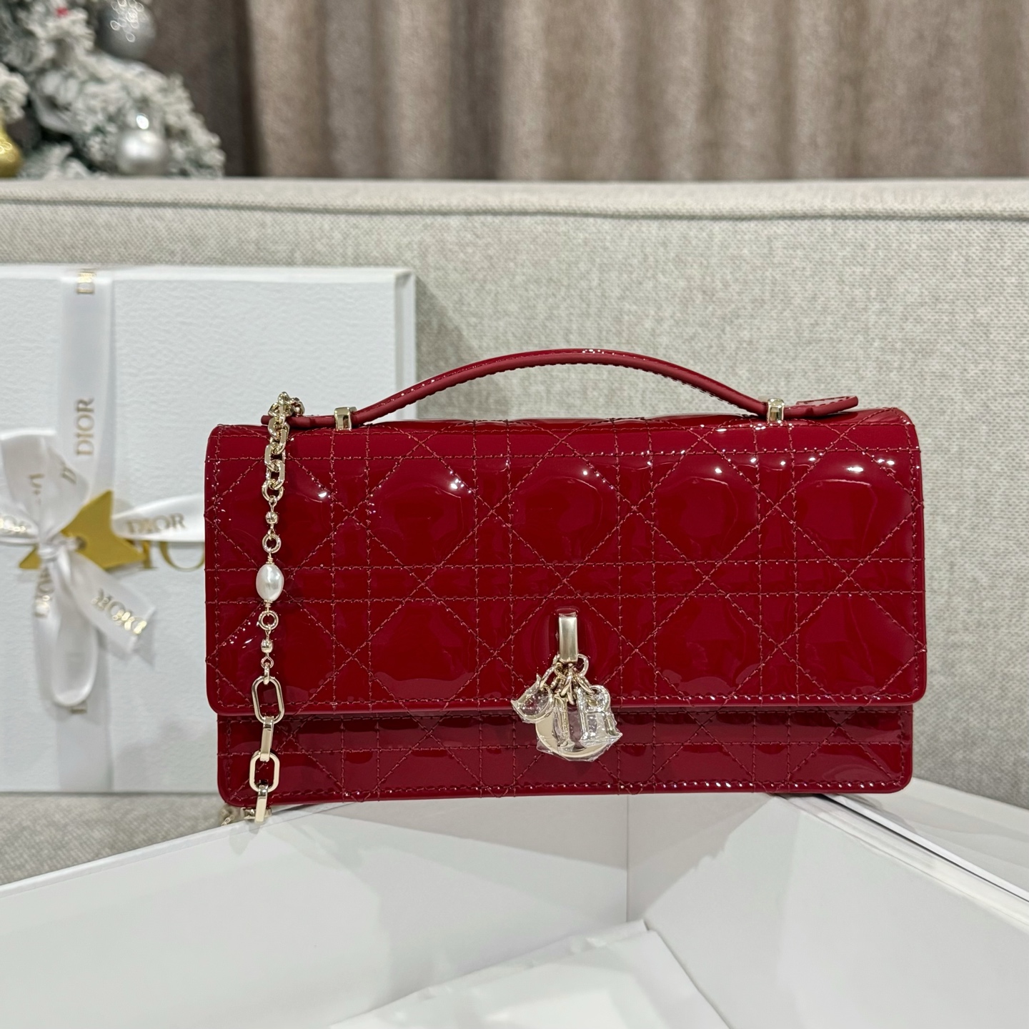 디올 Lady Dior 레드 백 레플리카
