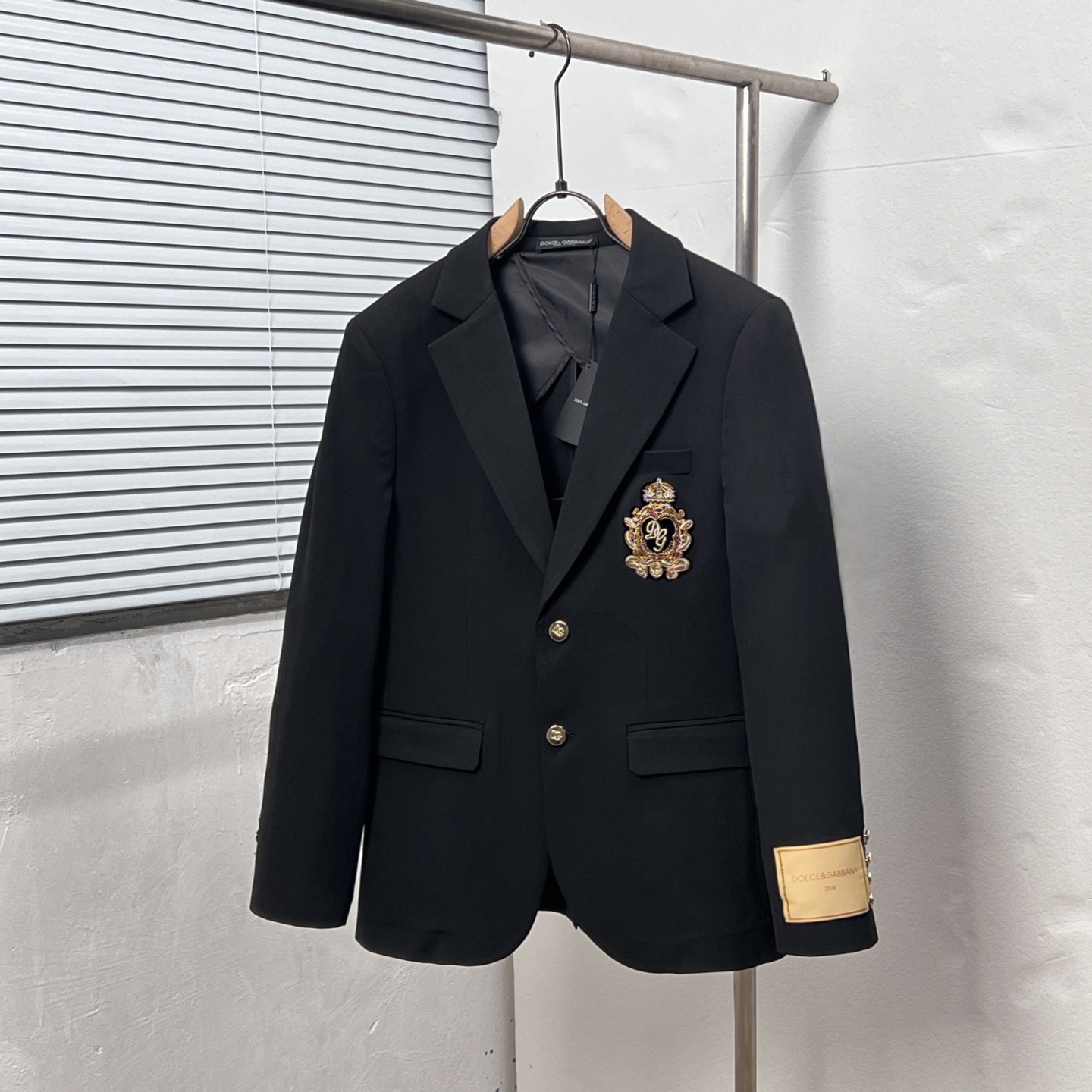 P300 Dolce & Gabban*/Dolce*Gabbana* Chaqueta de traje con insignia personalizada de alta artesanía. Tallas: 48.50.52.54…