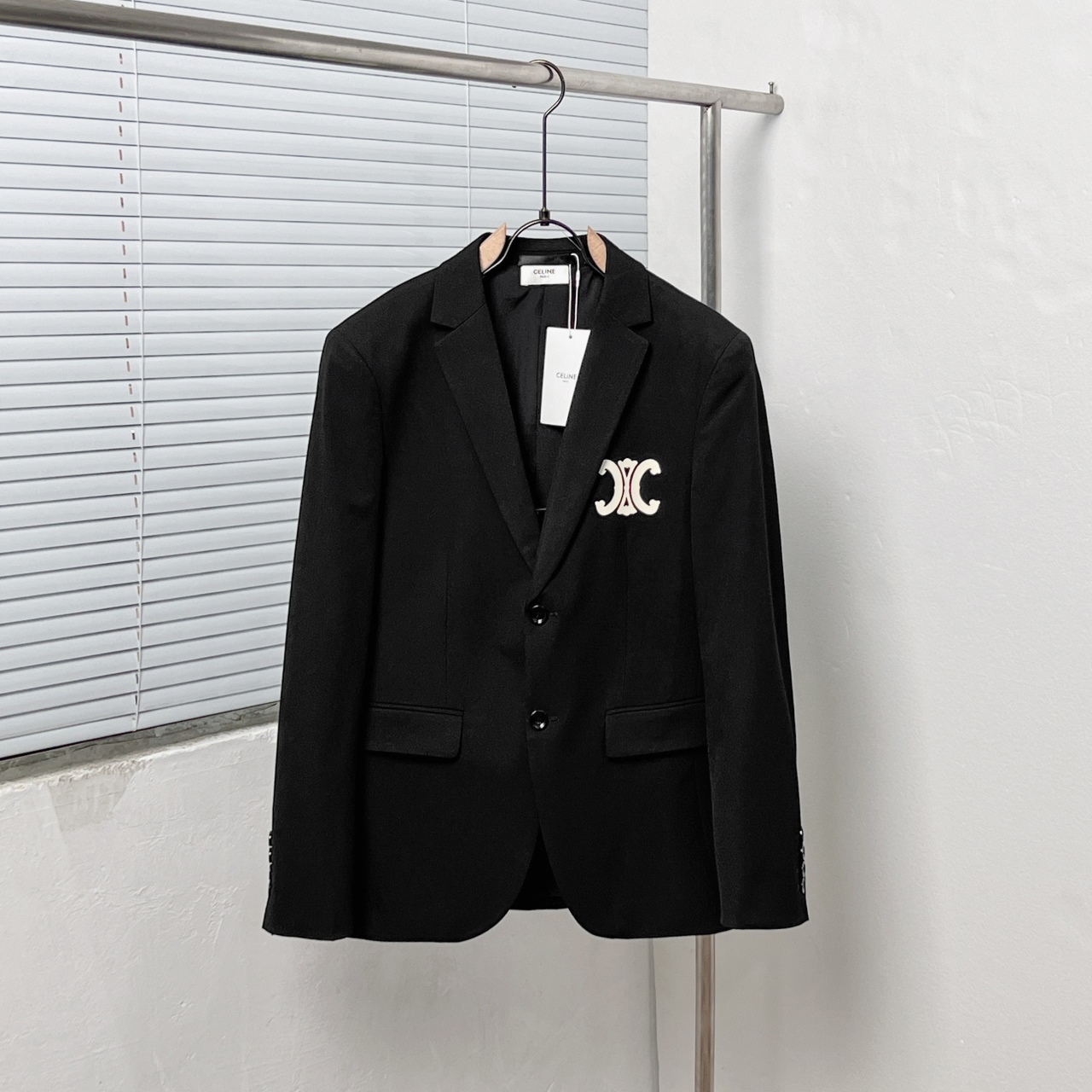 P300 CELIN*/思琳 Chaqueta con estampado doble C de Arco de Triunfo. Tallas: 48.50.52.54.56.58