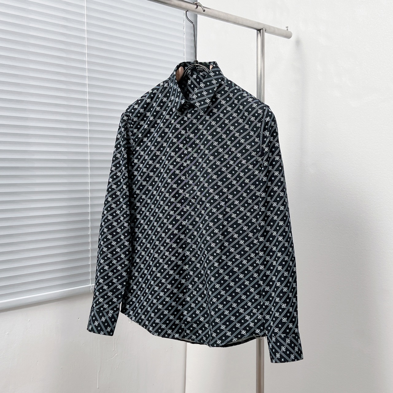 FEND*/Fendi Camisa de estampado FF a juego en sarga Talla: M-3XL