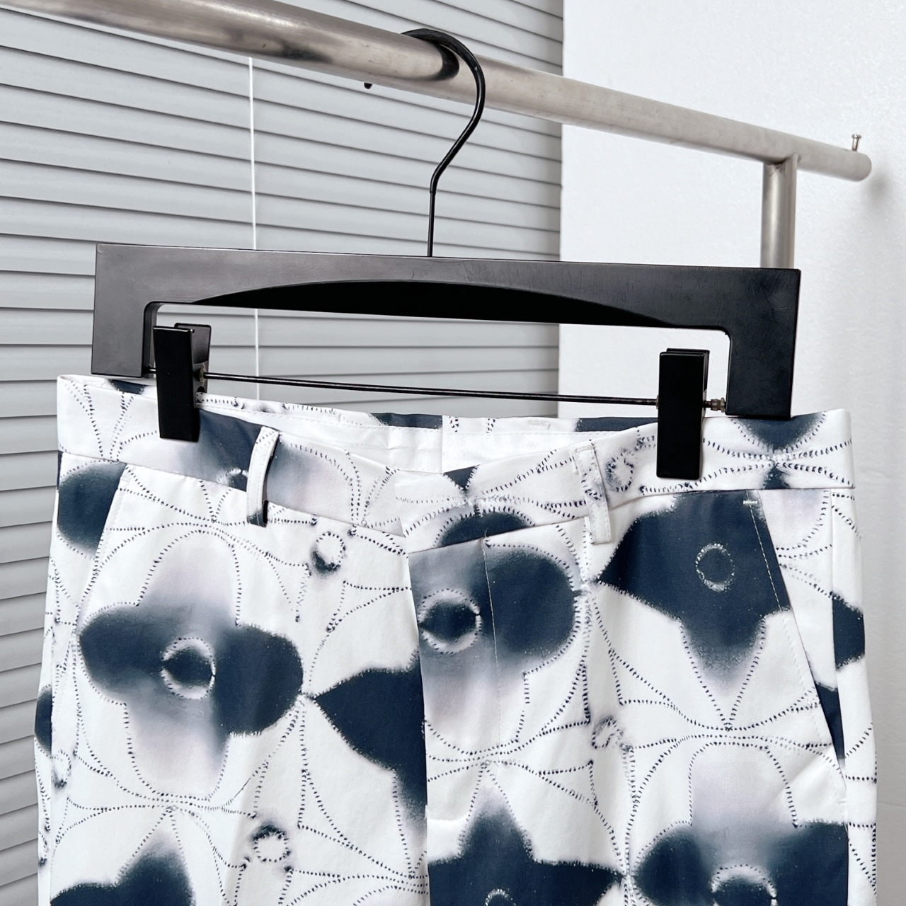 Louis Vuitton Clover Print Trousers, Ink Wash Design, Slim Fit, Elegant Style 4 windows1754335533025 566841449199338629