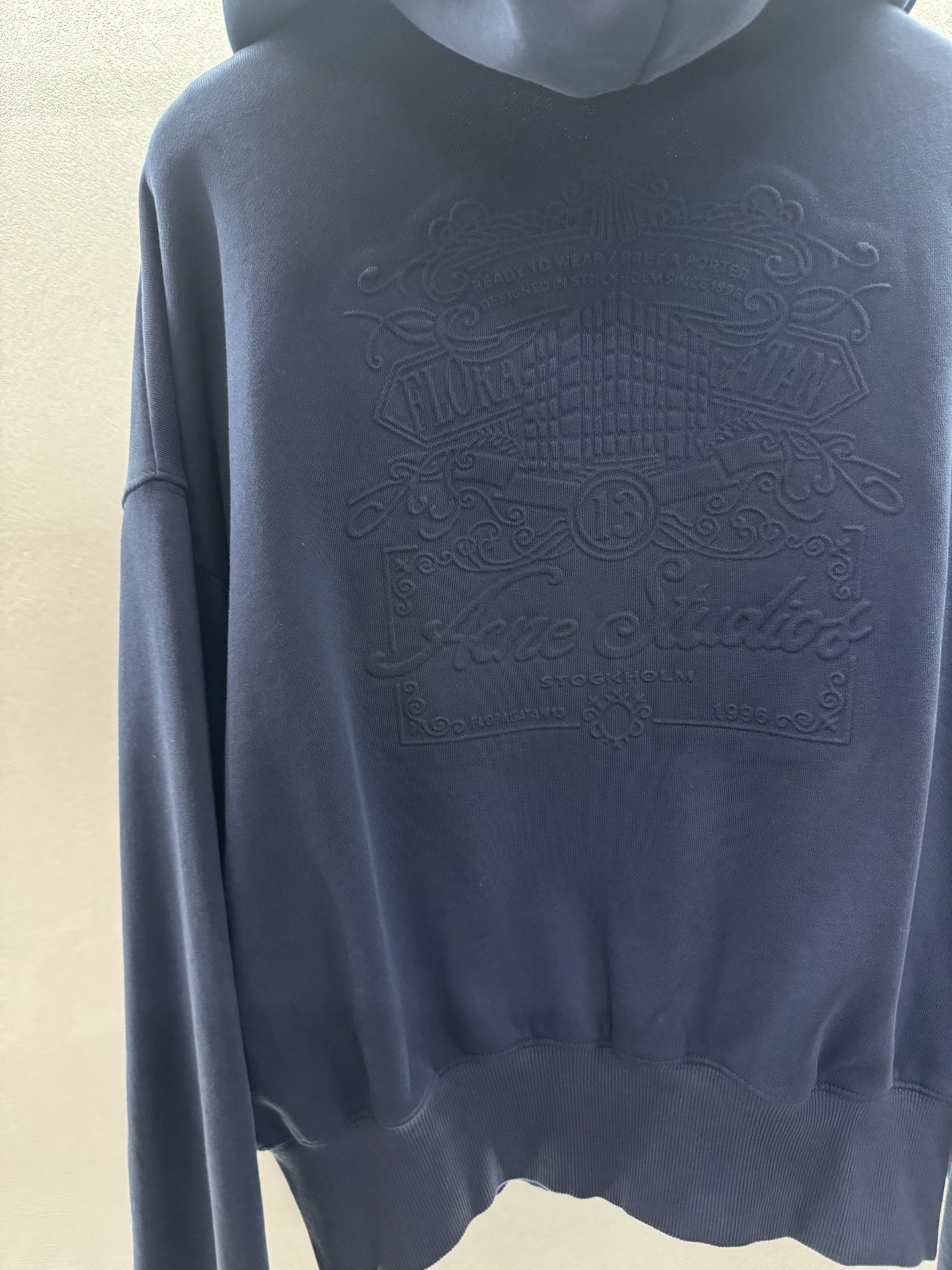 ￼ ❄️2025 Autumn and Winter❄️！Acn*，复古蓝拉链卫衣，早秋蓝色系穿搭，面料