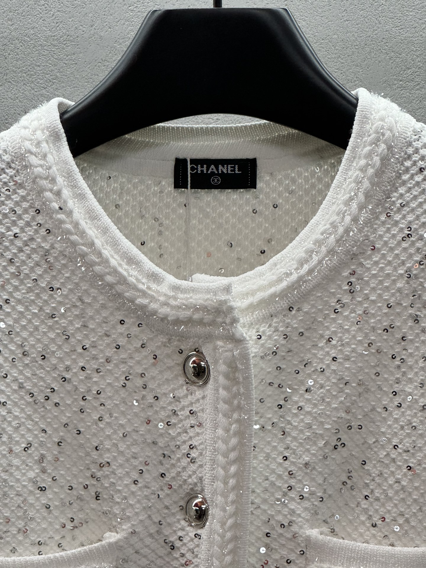 ￼ ❄️2025 Autumn and Winter❄️！chane*，珠片亮片外套，重工满天星亮片，满