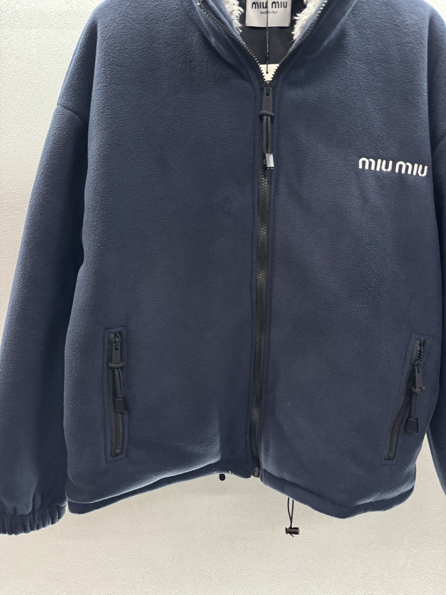 ￼ ❄️2025 Autumn and Winter❄️！MiuMi*，摇粒绒棉服，加厚摇粒绒外套，领口