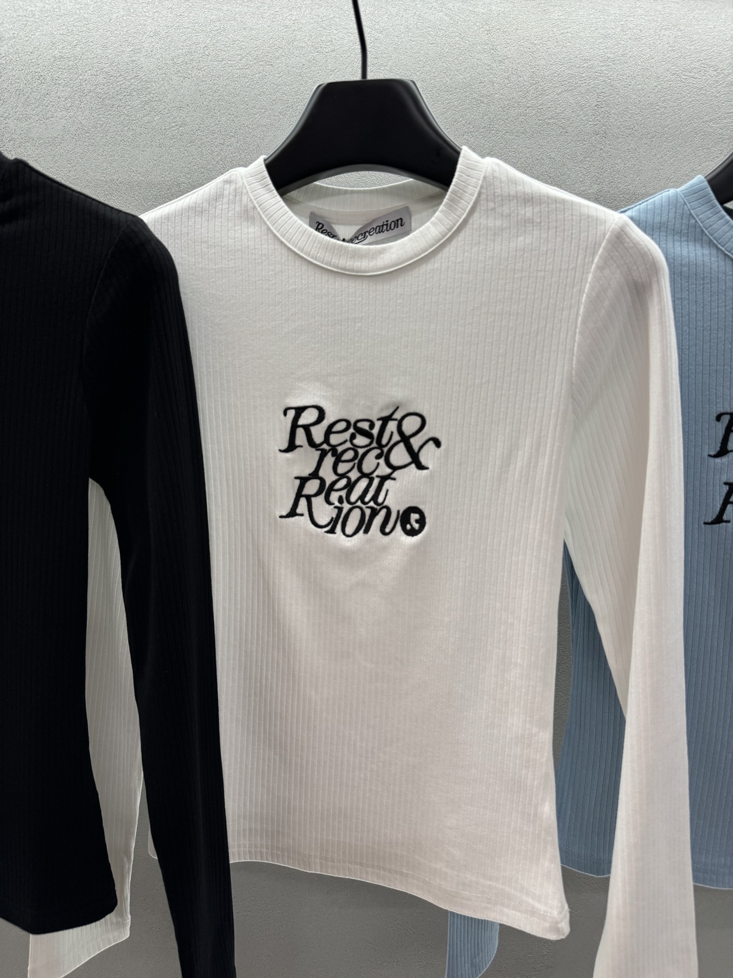 ￼ ❄️2025 Autumn and Winter❄️！Rest&recrea*tion，刺绣字母弹力