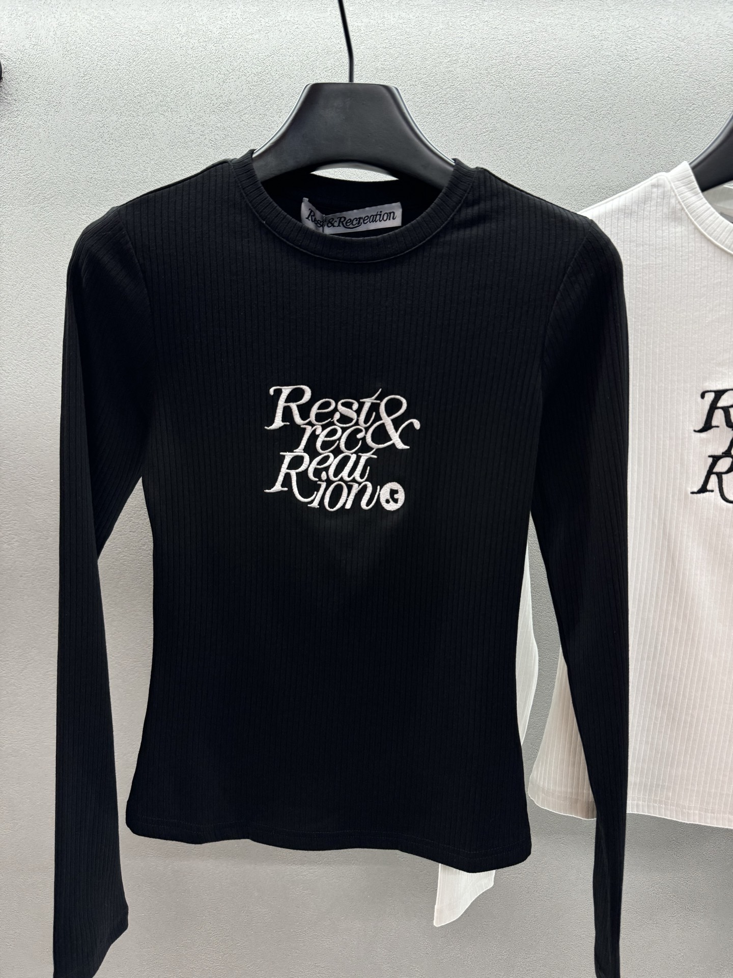 ￼ ❄️2025 Autumn and Winter❄️！Rest&recrea*tion，刺绣字母弹力