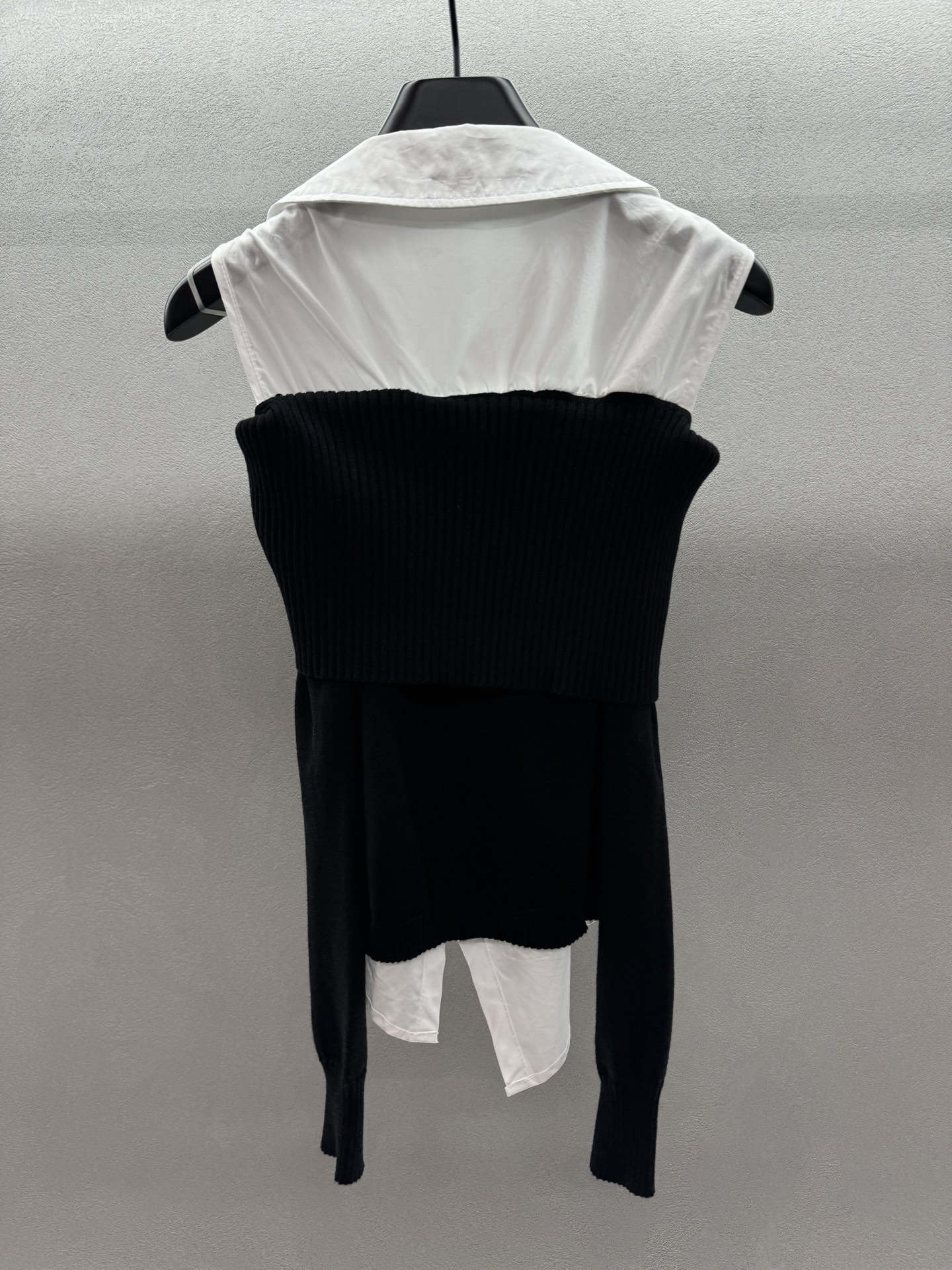 ￼ ❄️2025 Autumn and Winter❄️！Ann衬衫领一字肩针织衫，韩系学院风，减龄百搭