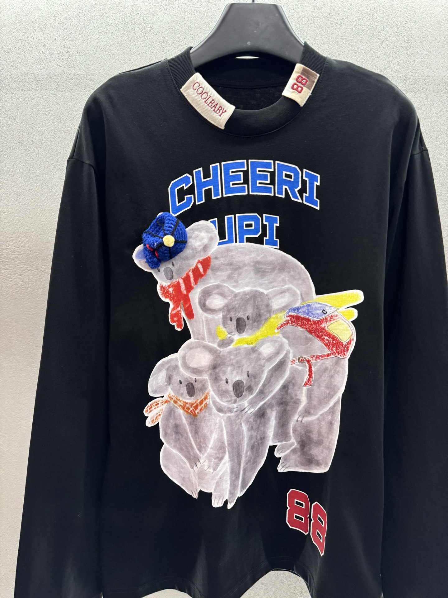 ￼ ￼ ❄️2025 Autumn and Winter❄️！cheeri+uPi，考拉印花卫衣，可爱到