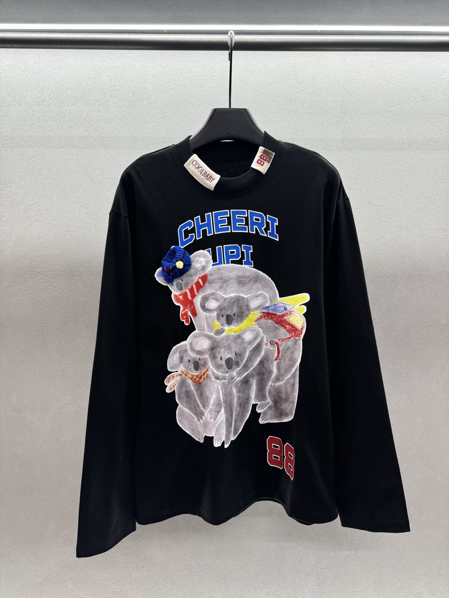 ￼ ￼ ❄️2025 Autumn and Winter❄️！cheeri+uPi，考拉印花卫衣，可爱到