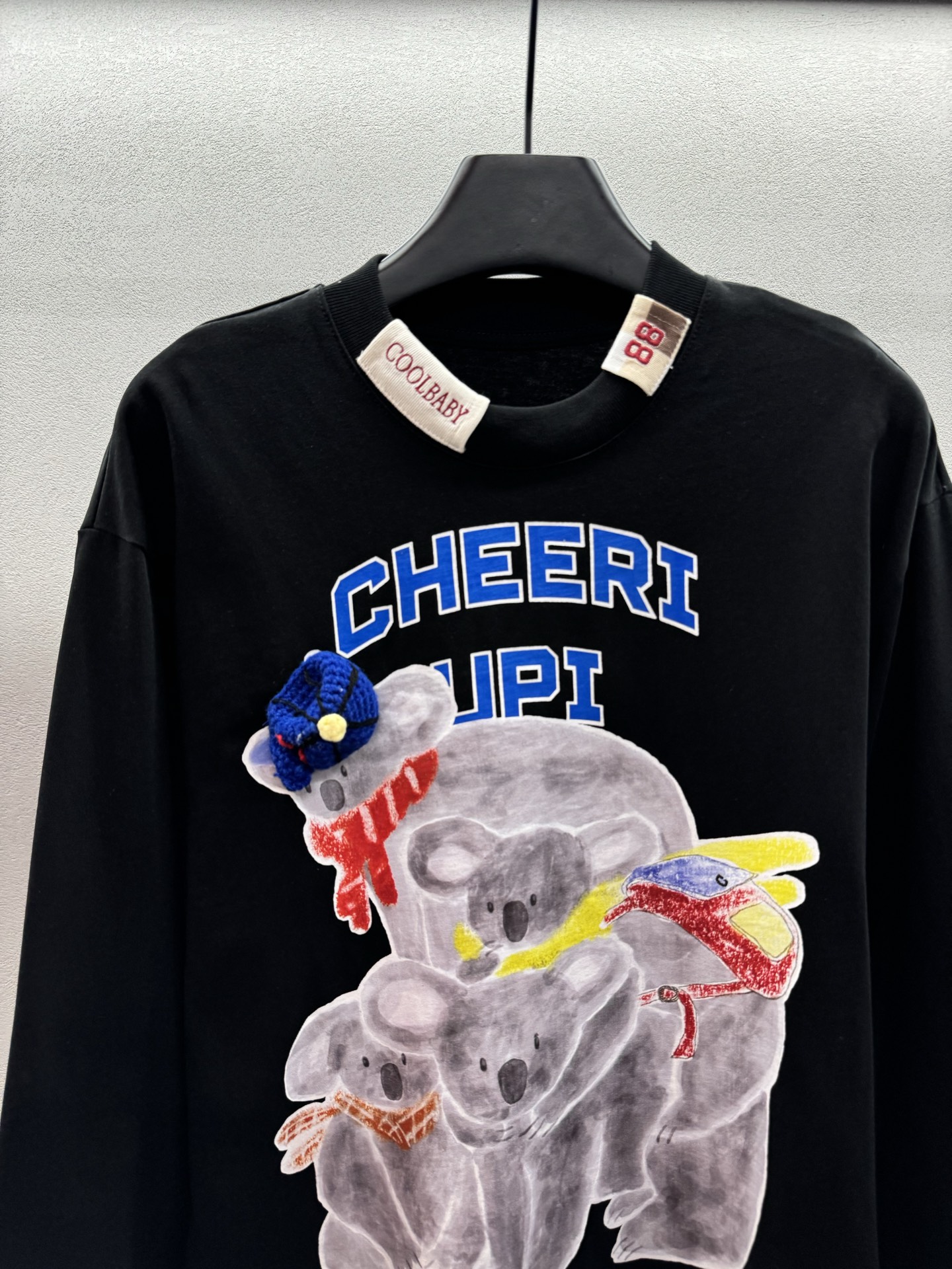 ￼ ￼ ❄️2025 Autumn and Winter❄️！cheeri+uPi，考拉印花卫衣，可爱到