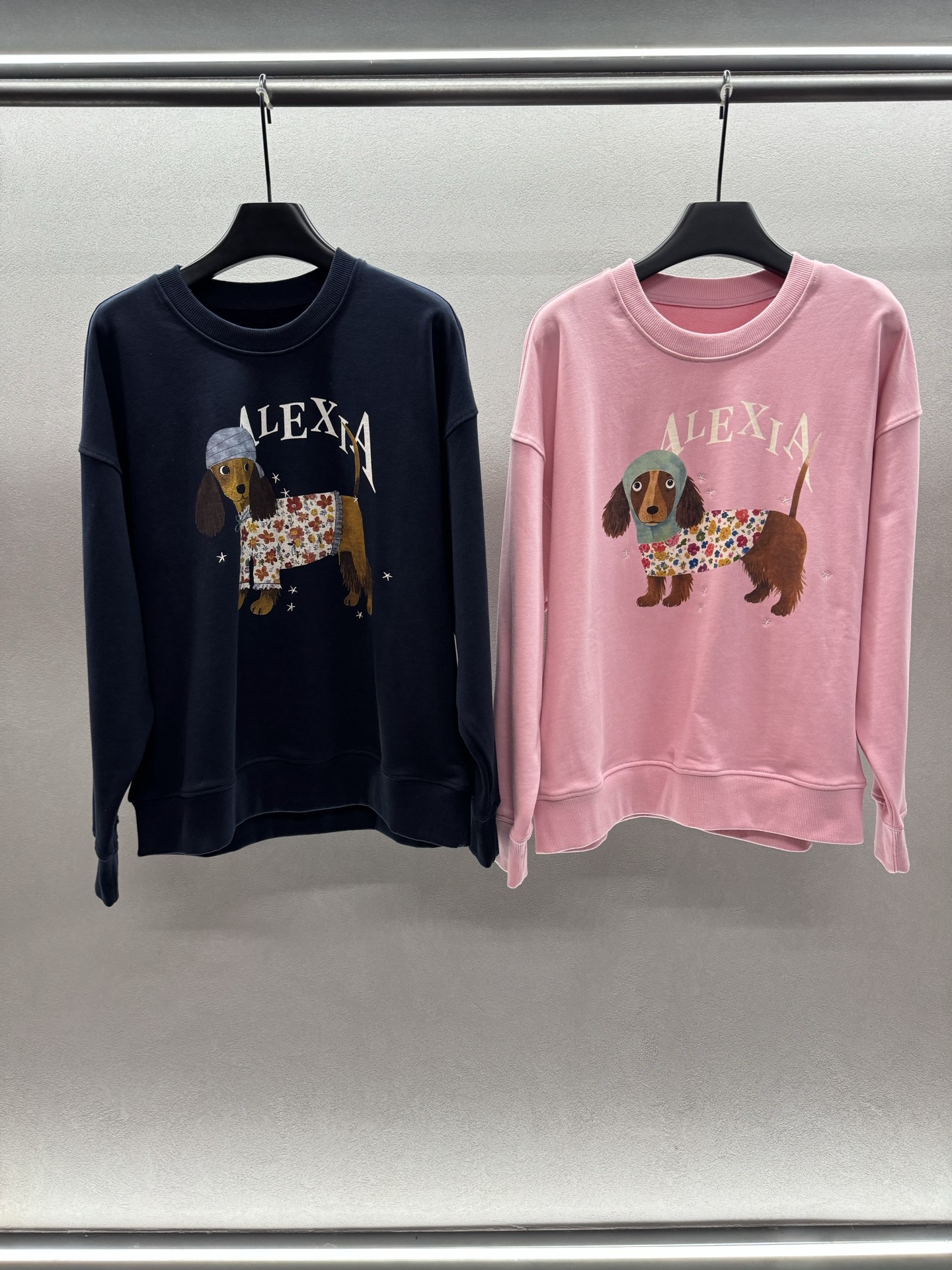 ￼ ❄️2025 Autumn and Winter❄️！Alexia Sand*ra，刺绣星星小狗印花