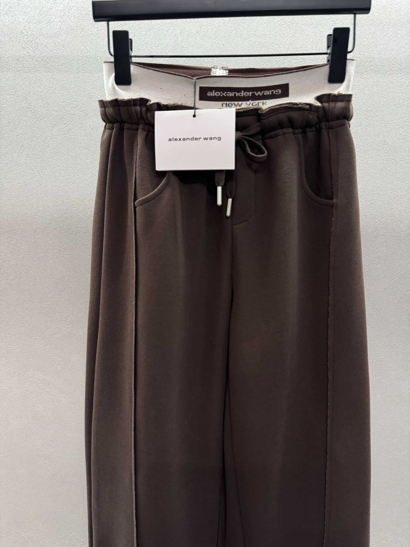 ￼ ❄️2025 Autumn and Winter❄️！AW双腰休闲裤！磨破做旧抽绳松紧腰拼接 ，订制