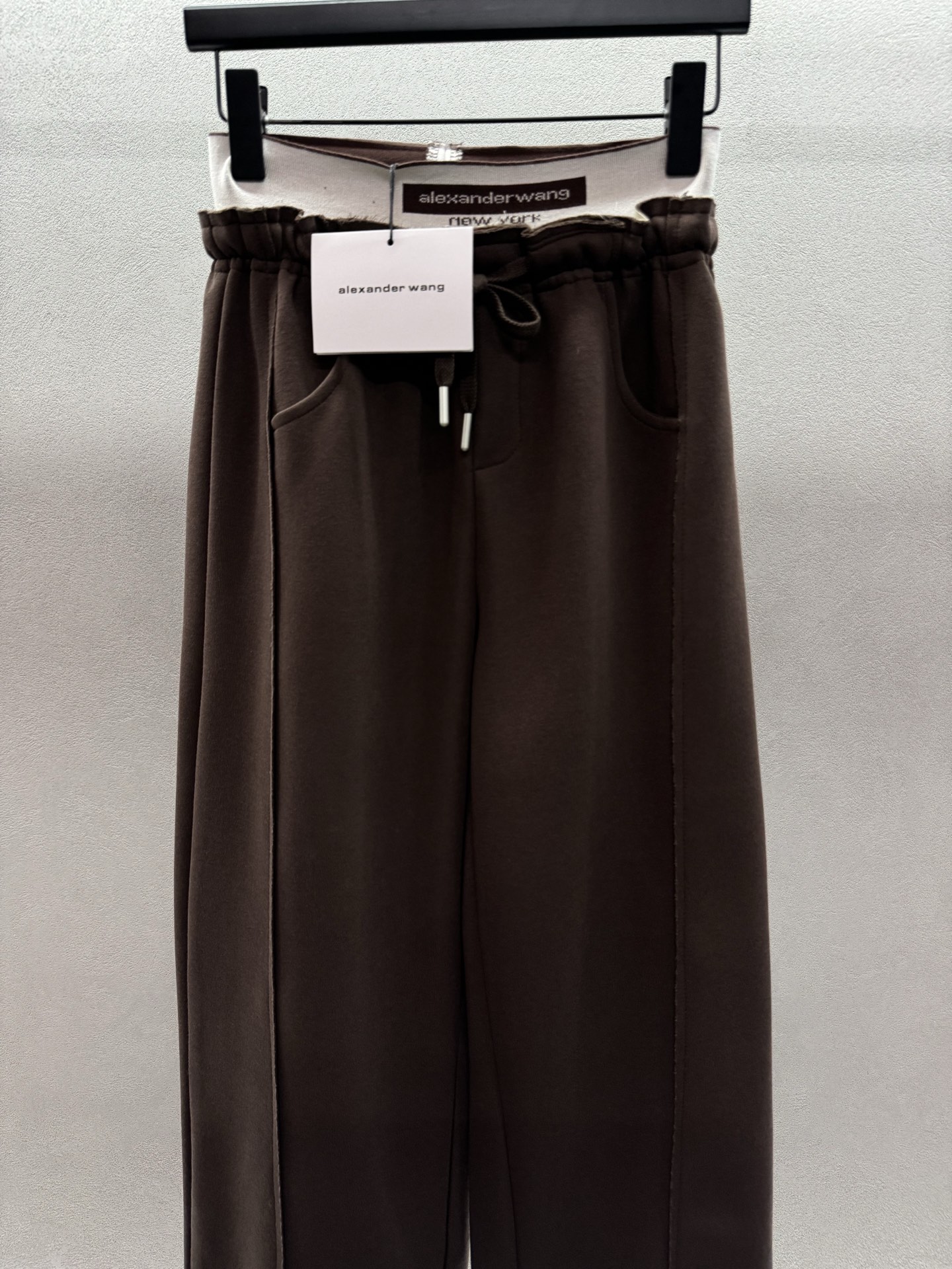 ￼ ❄️2025 Autumn and Winter❄️！AW双腰休闲裤！磨破做旧抽绳松紧腰拼接 ，订制