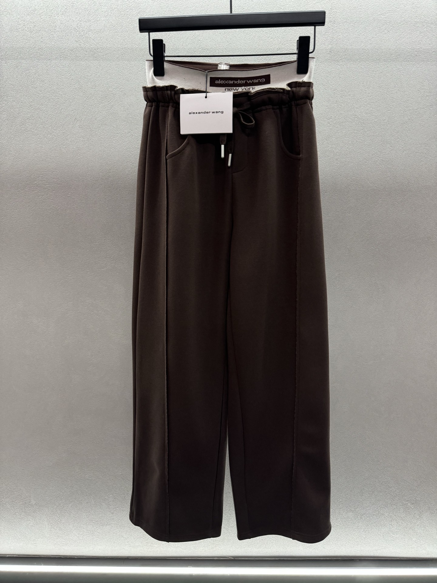 ￼ ❄️2025 Autumn and Winter❄️！AW双腰休闲裤！磨破做旧抽绳松紧腰拼接 ，订制