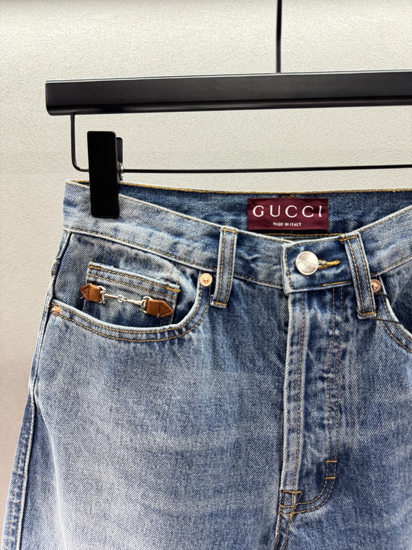 ￼ 🌾2026 SPring&Summer 🔥！Gucc*马鞍扣牛仔长裤，定制牛仔棉面料，面料柔软舒适，