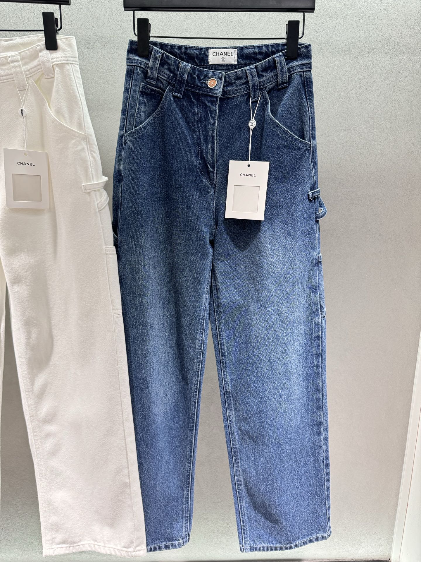 ￼ 🌾2026 SPring&Summer 🔥！小香双c工装长裤，定制YB斜纹棉牛仔材质，柔软细腻、质感