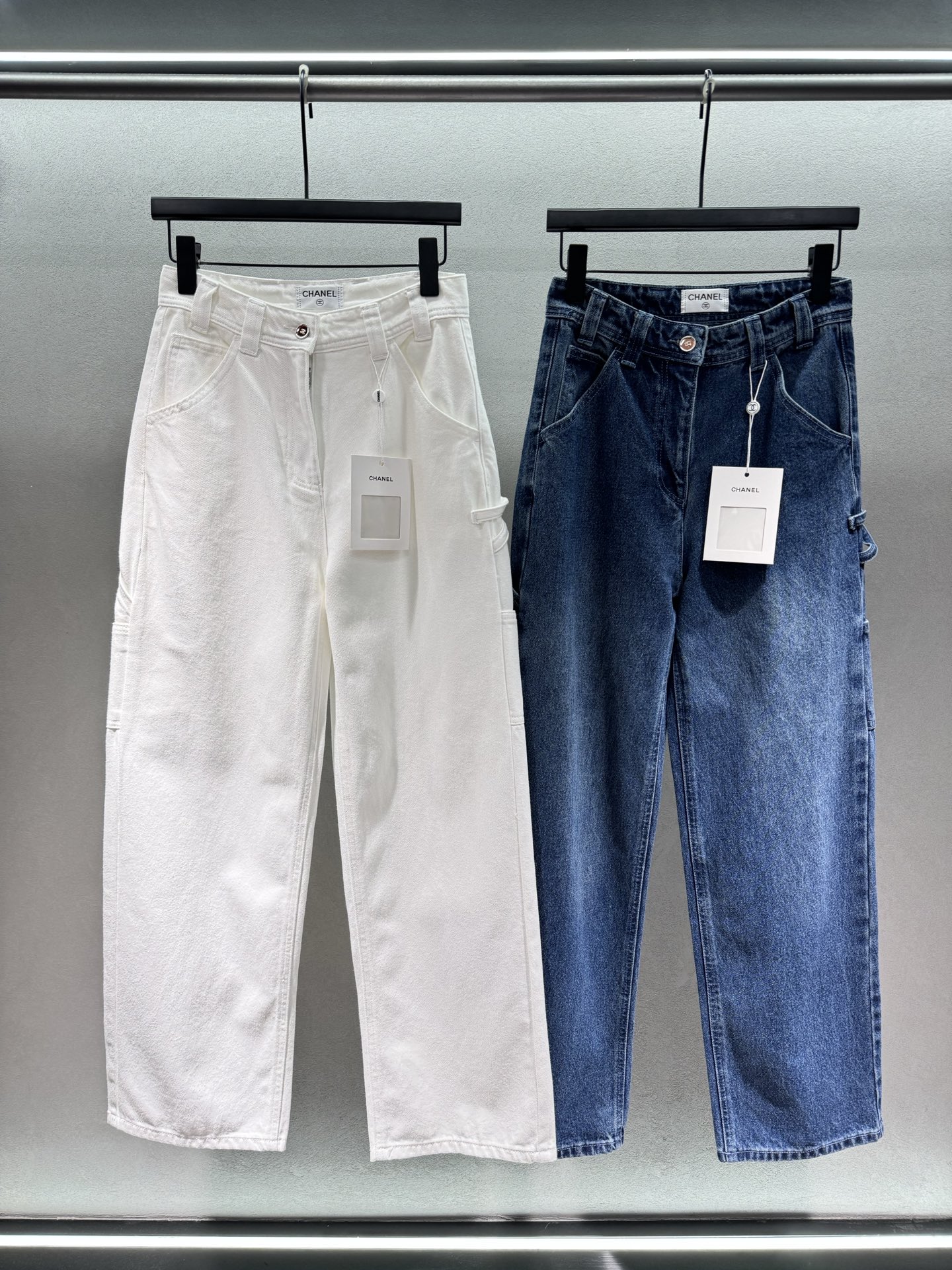 ￼ 🌾2026 SPring&Summer 🔥！小香双c工装长裤，定制YB斜纹棉牛仔材质，柔软细腻、质感