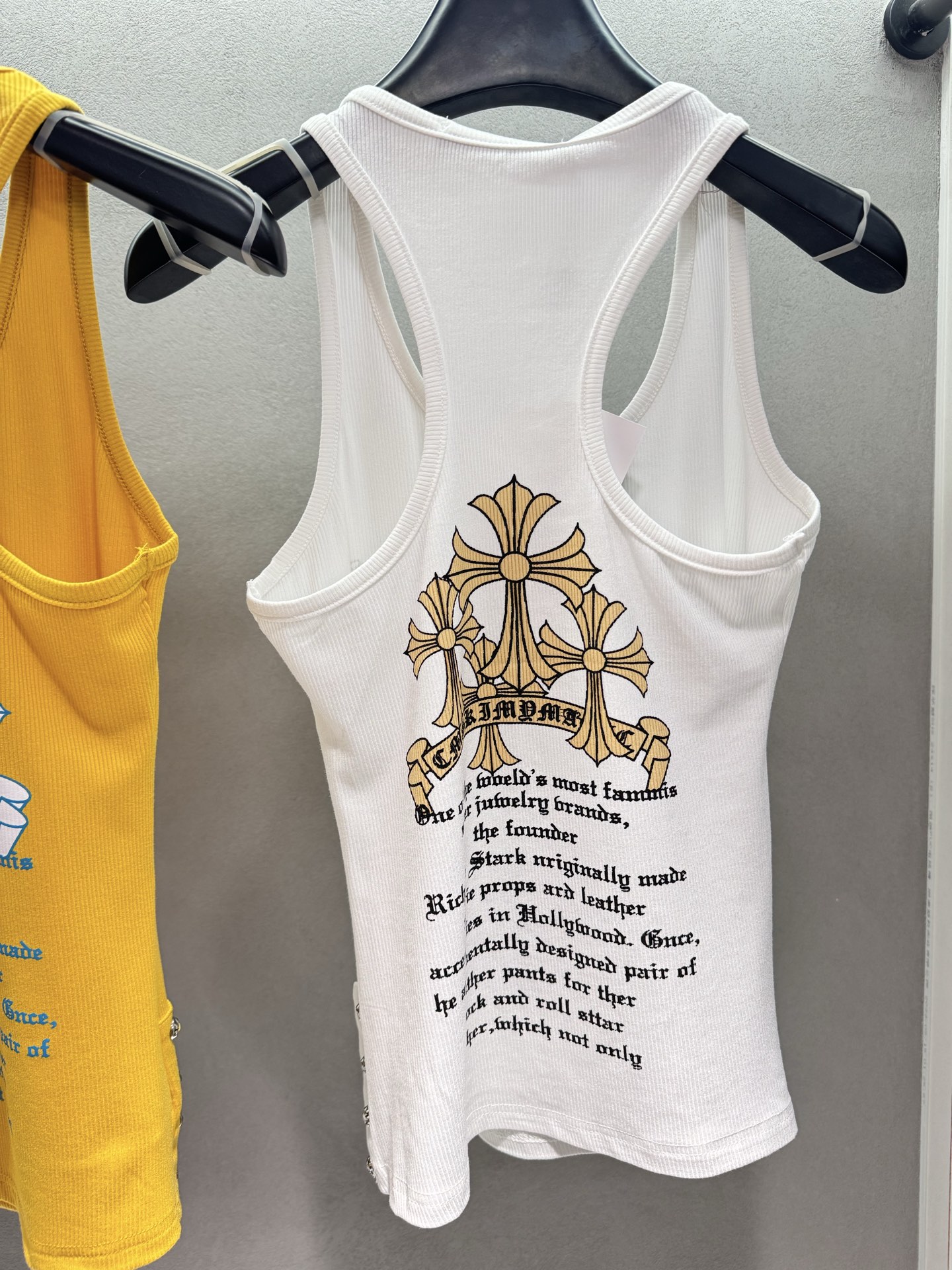 ￼ 🌾2026 SPring&Summer 🔥！克罗*心，十字架美背背心，坑条面料修身显瘦，工字背设计露