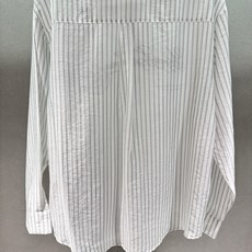  🌾2026 SPring&Summer 🔥!Ann松弛感条纹衬衫,灰白竖条纹+邮戳涂鸦印花,街头感拉  🌾2026 SPring&Summer 🔥!Ann松弛感条纹衬衫,灰白竖条纹+邮戳涂鸦印花,街头感拉