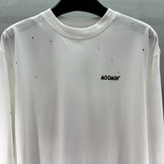  🌾2026 SPring&Summer 🔥!MoCo&姆明,长绒棉烫钻长T,正面简约MOOMIN字母  🌾2026 SPring&Summer 🔥!MoCo&姆明,长绒棉烫钻长T,正面简约MOOMIN字母