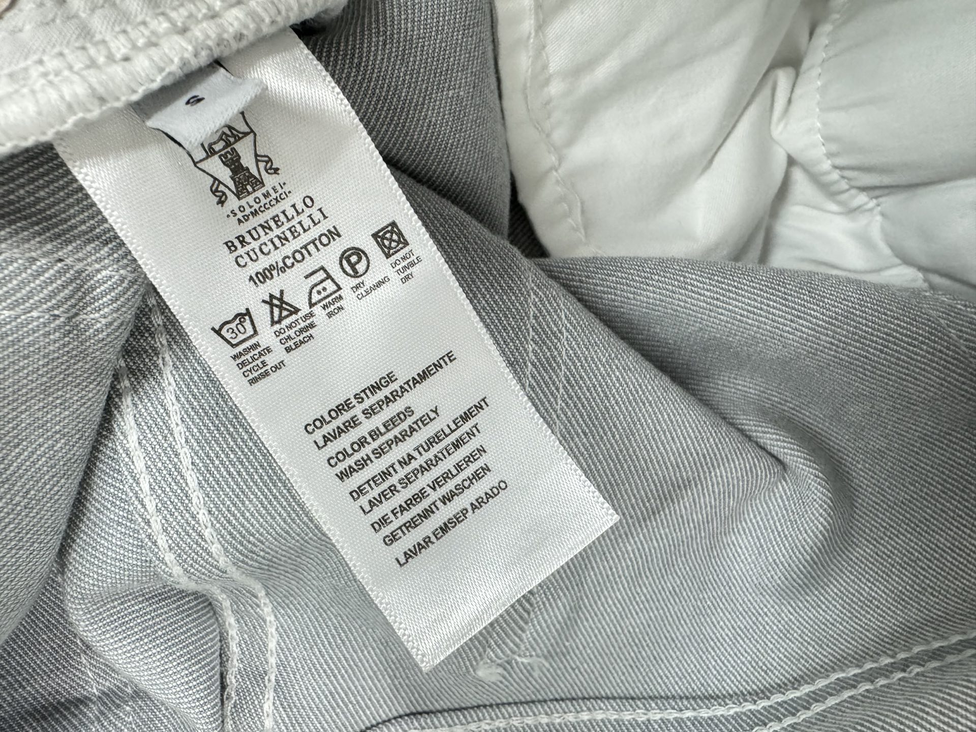 ￼ 🌾2026 SPring&Summer 🔥 ！Brunello cucinelli*白色牛仔裤，超显
